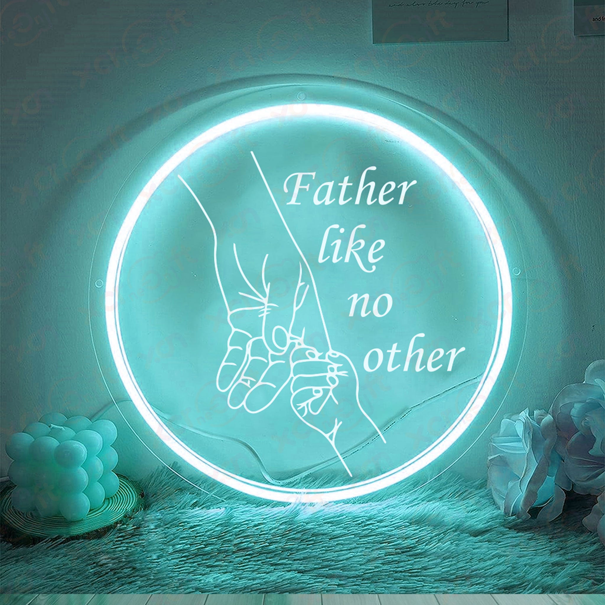 Father Like No Other Printed LED Neon Sign