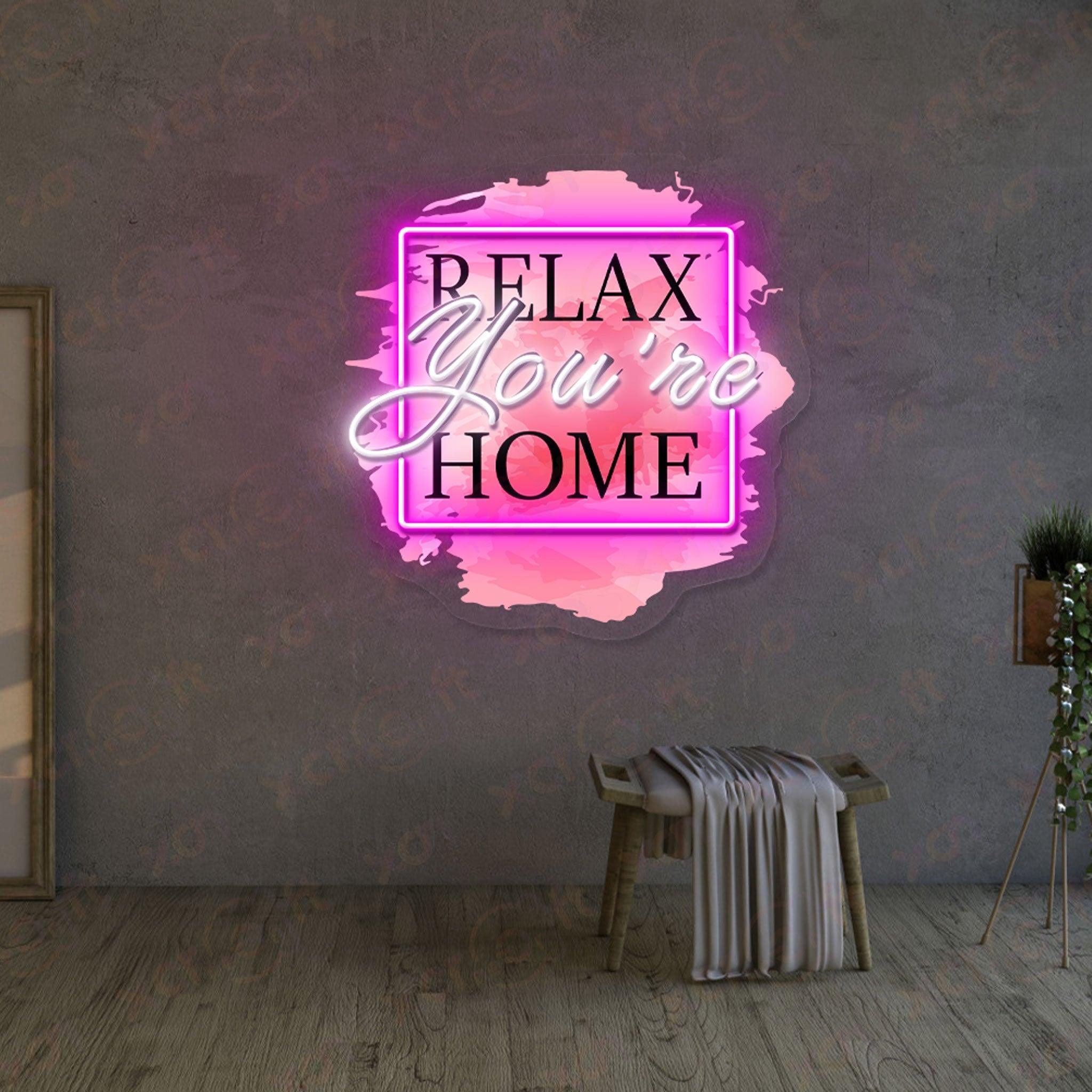 House Warming UV Printed Neon Sign