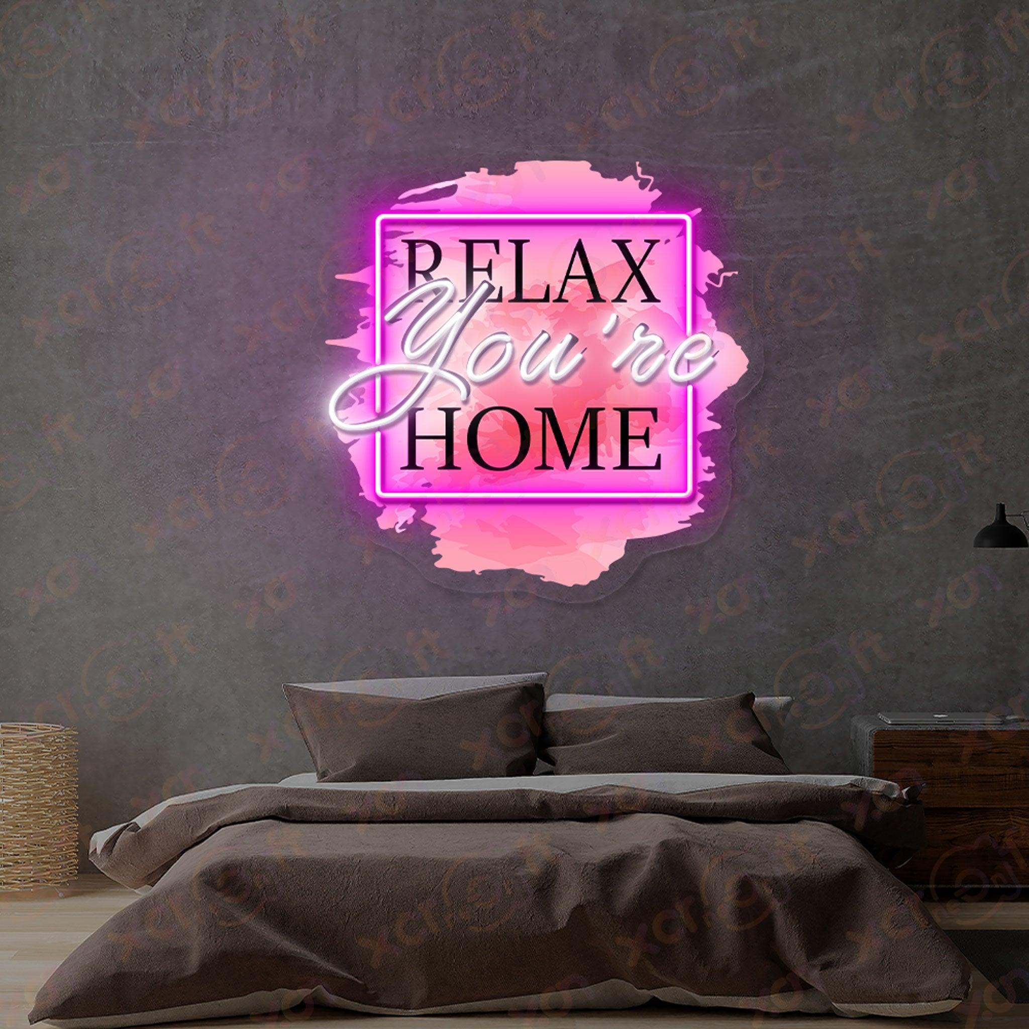 House Warming UV Printed Neon Sign