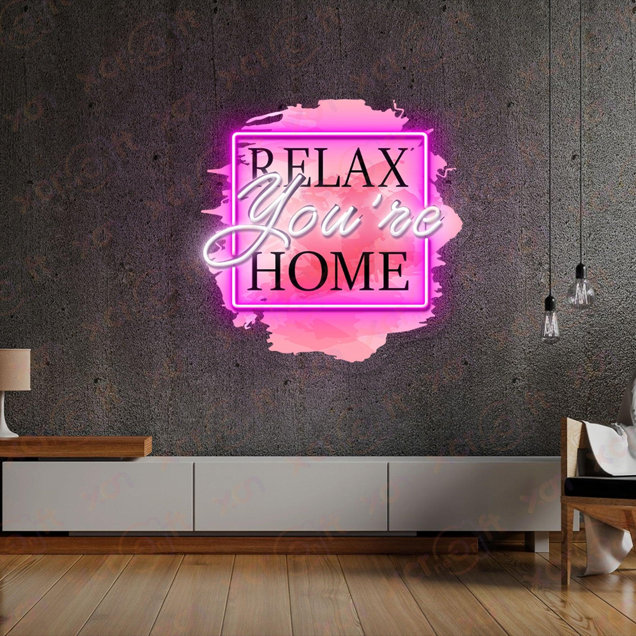 House Warming UV Printed Neon Sign