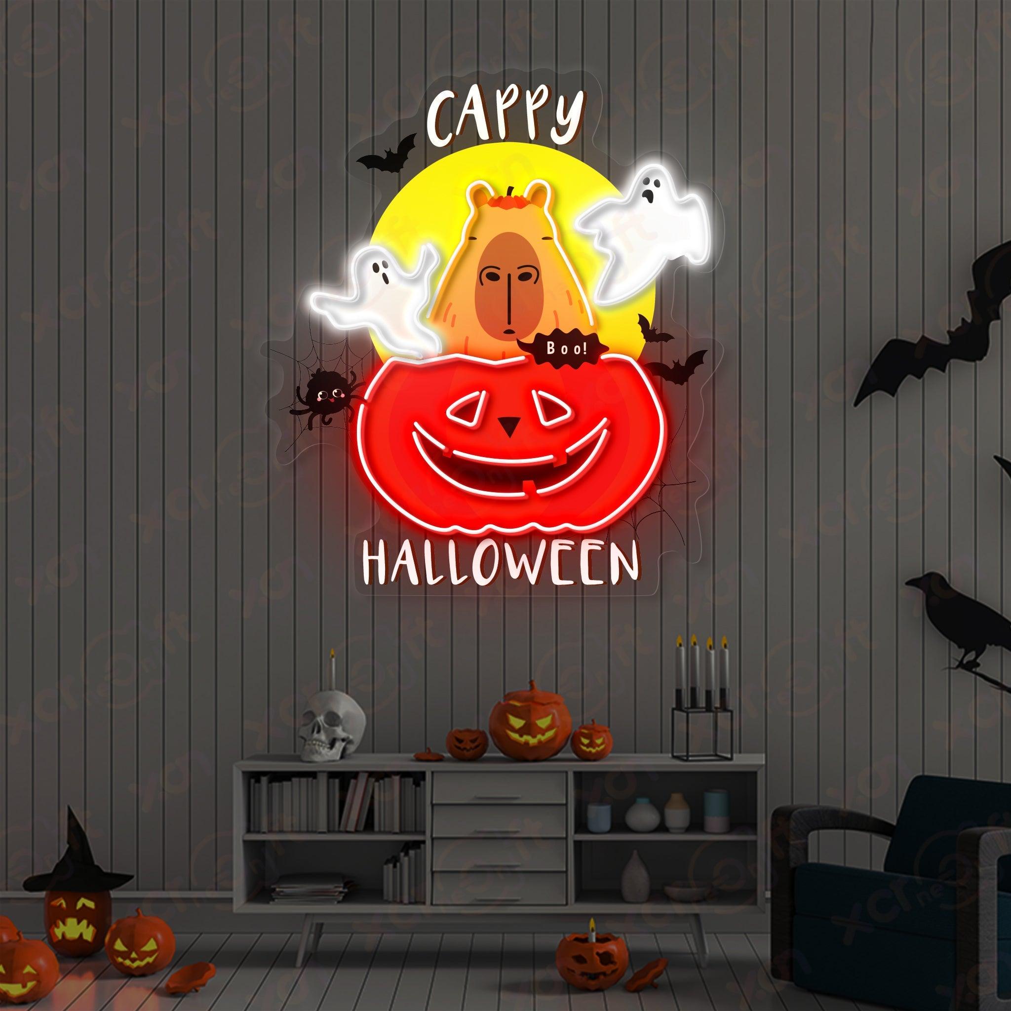 Cappy Halloween Durable Neon Light