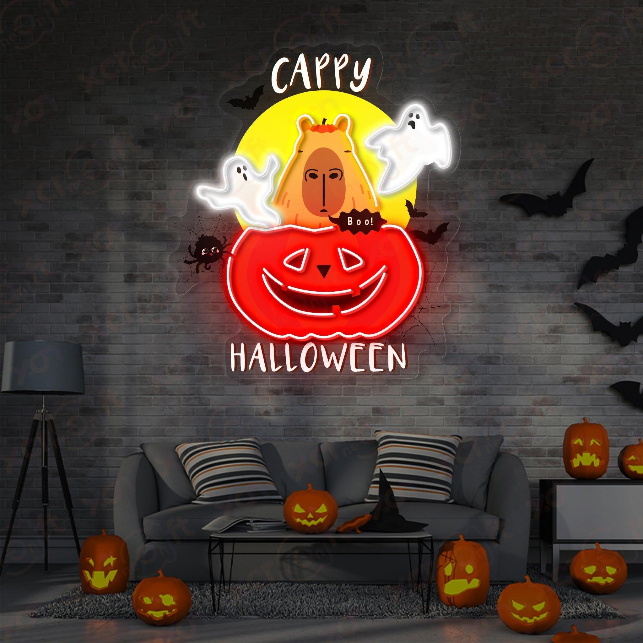 Cappy Halloween Durable Neon Light