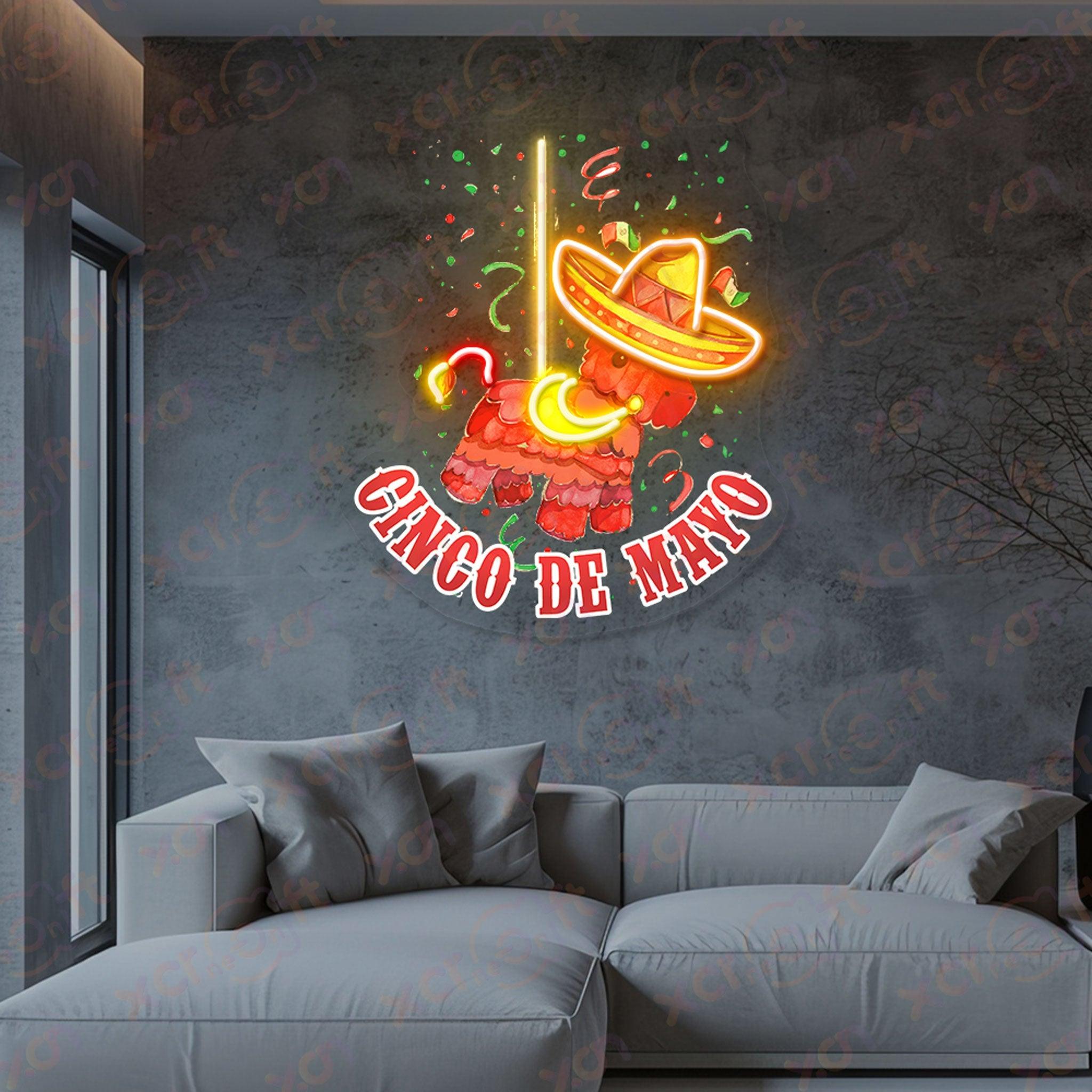 Cino De Mayo Neon Signs Decoration