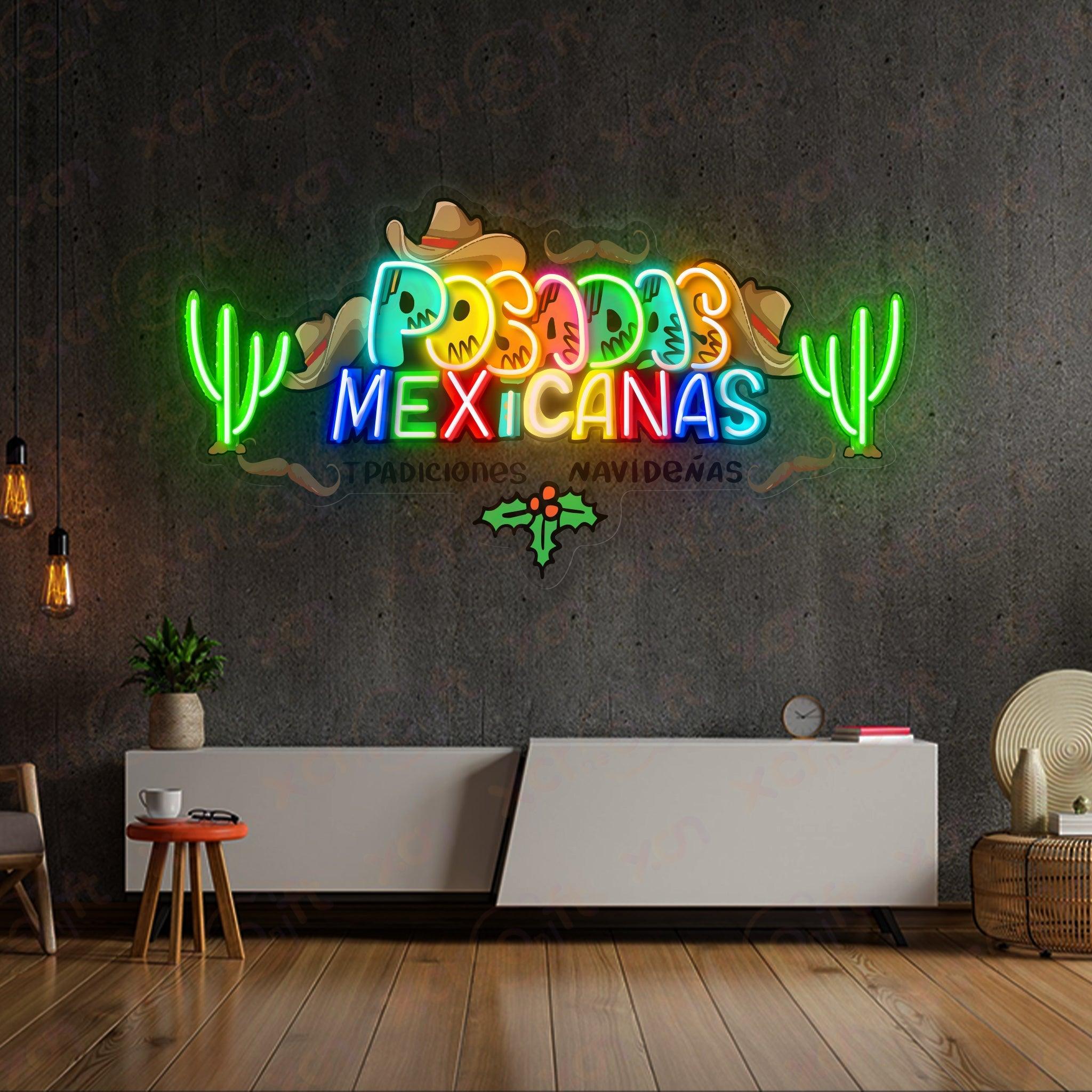 Posadas Mexicanas Neon Signs Decoration