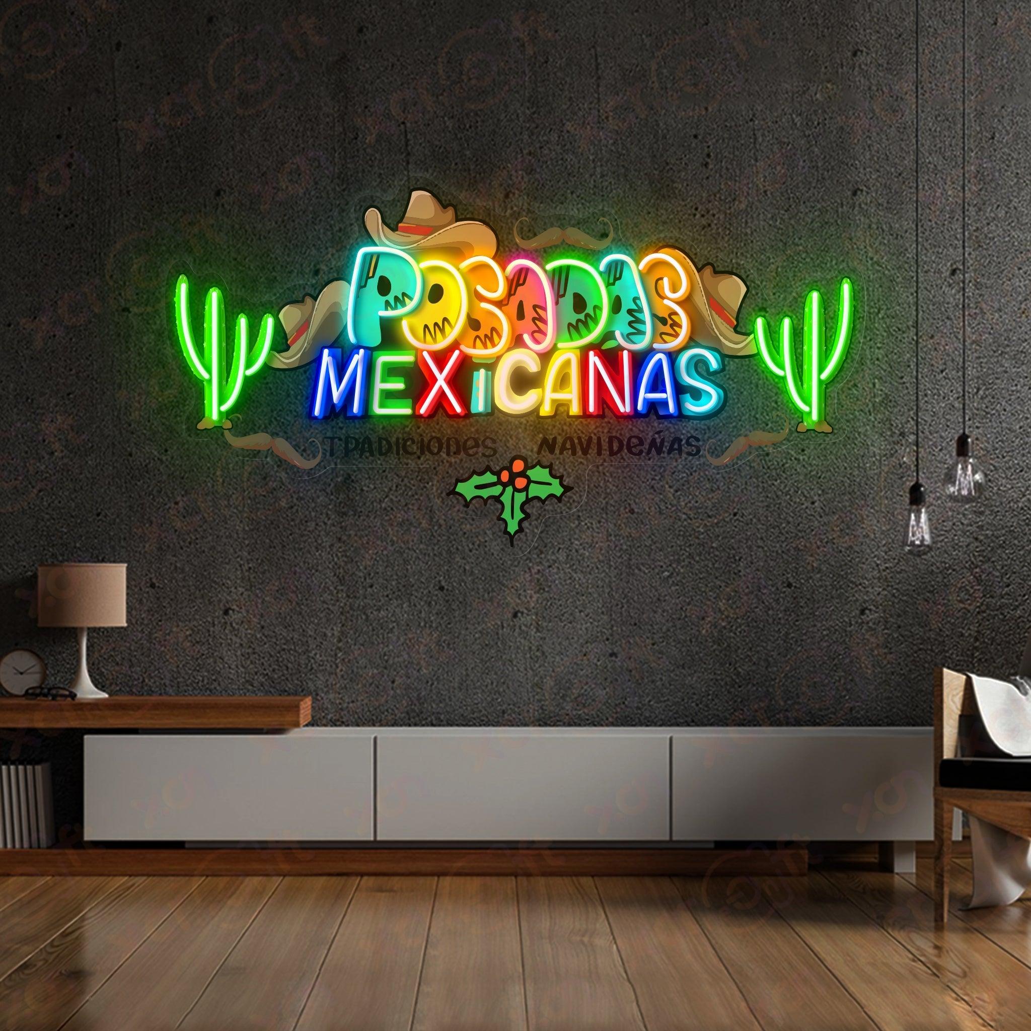 Posadas Mexicanas Neon Signs Decoration