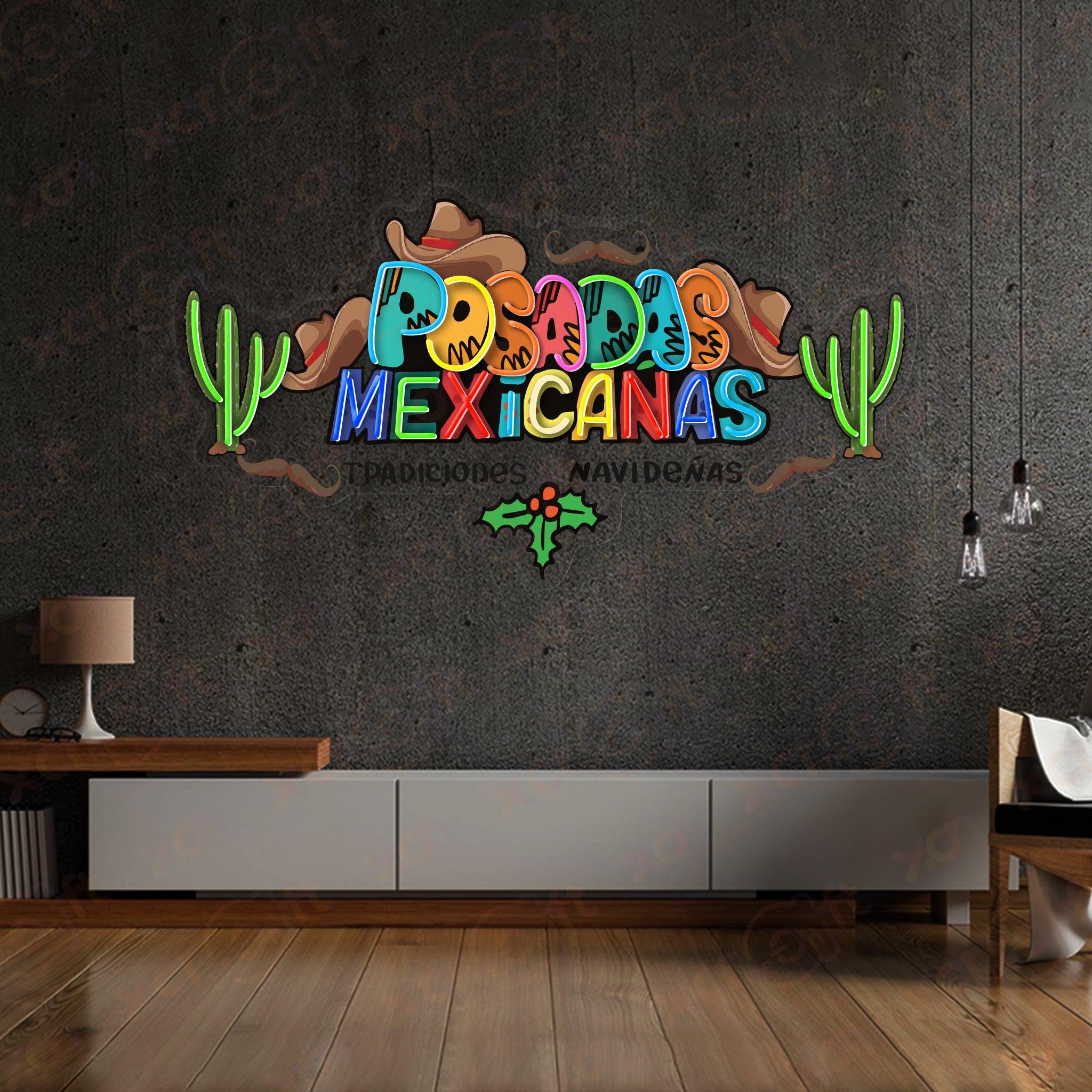 Posadas Mexicanas Neon Signs Decoration