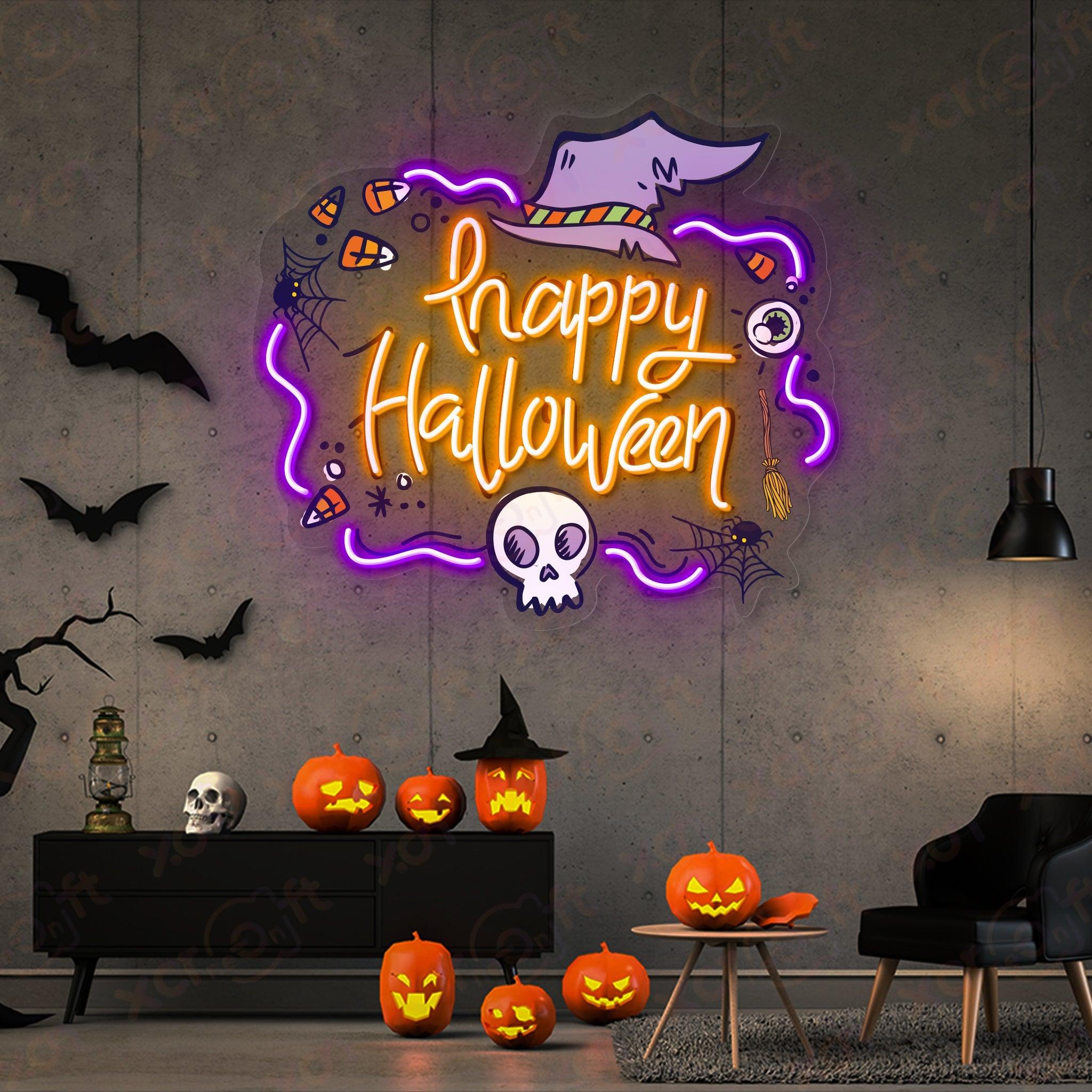 Happy Halloween Day LED Neon Sign