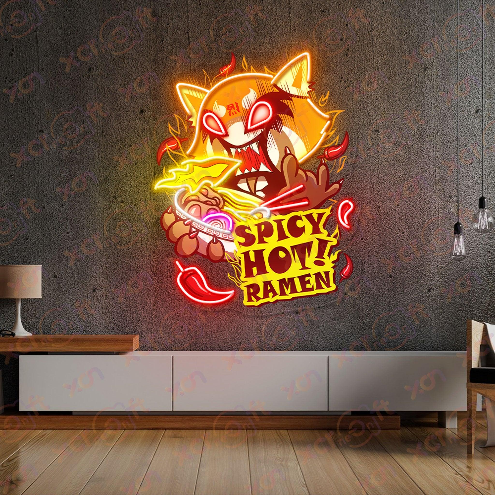 Spicy Hot Ramen LED Neon Light Decor