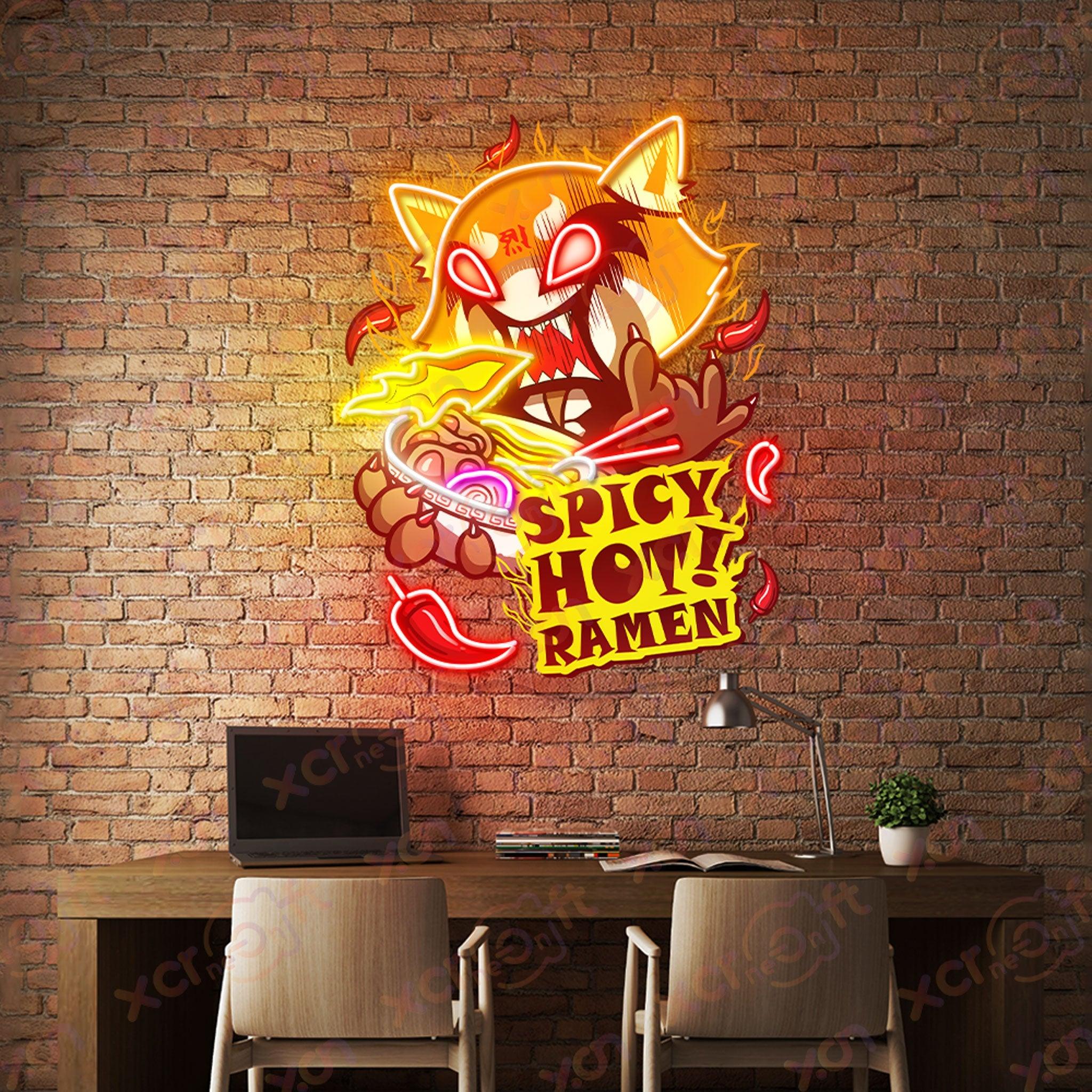 Spicy Hot Ramen LED Neon Light Decor