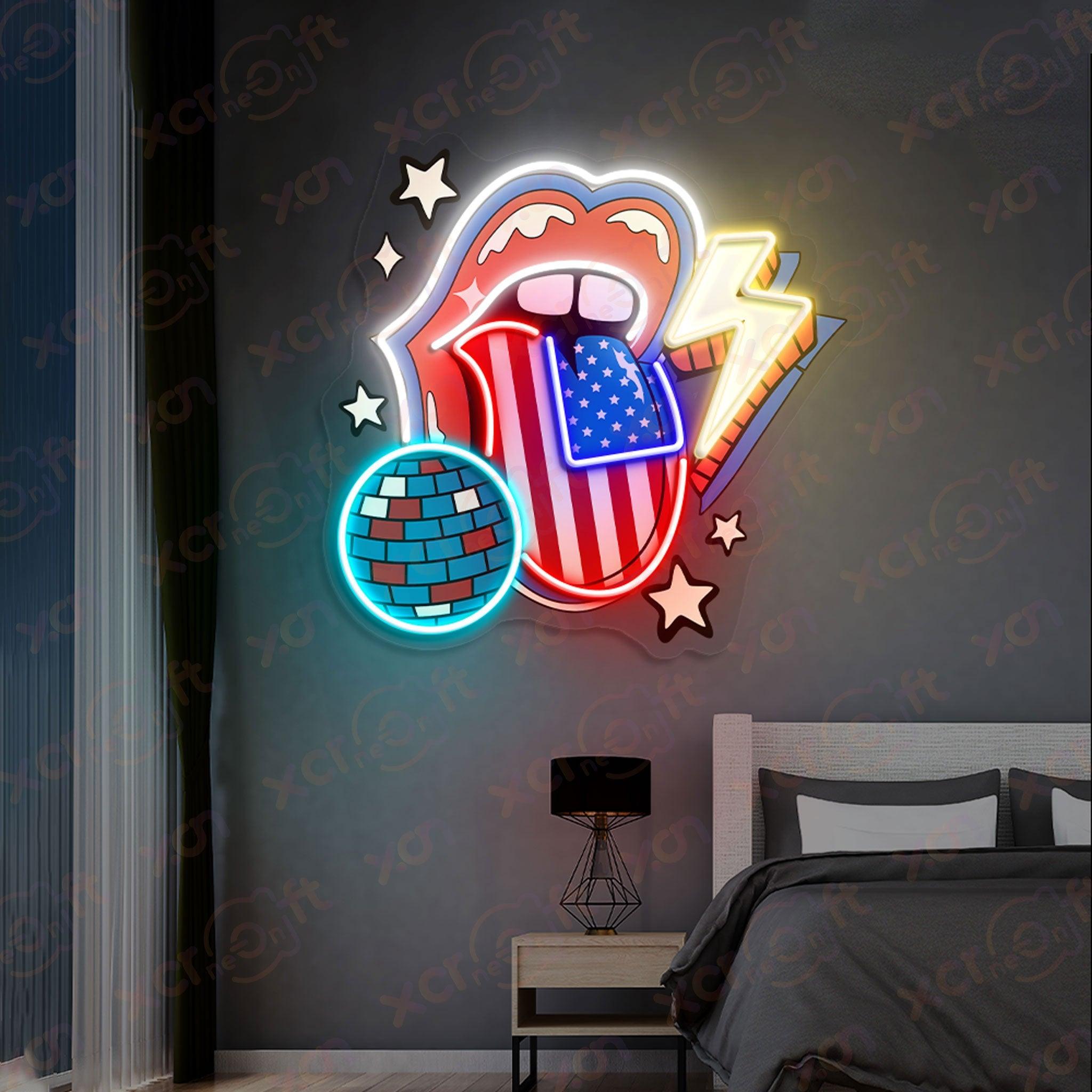 Patriot Retro Neon Signs Art Patriotic Decorating Wall - XCraft Neon