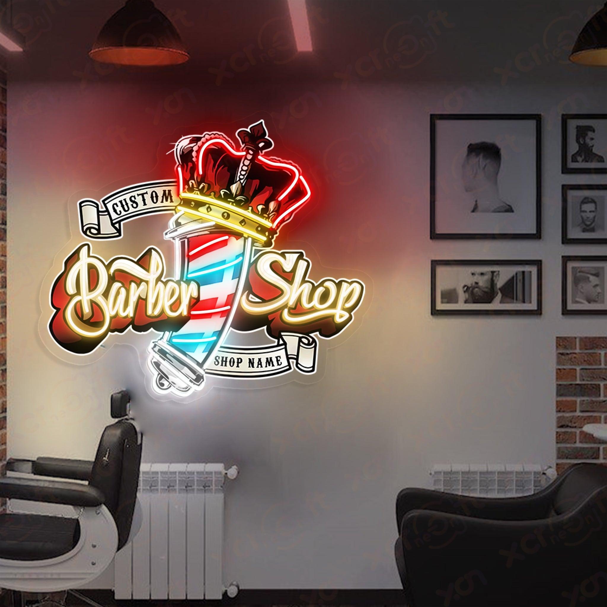 Barber Shop Sign Custom LED Neon