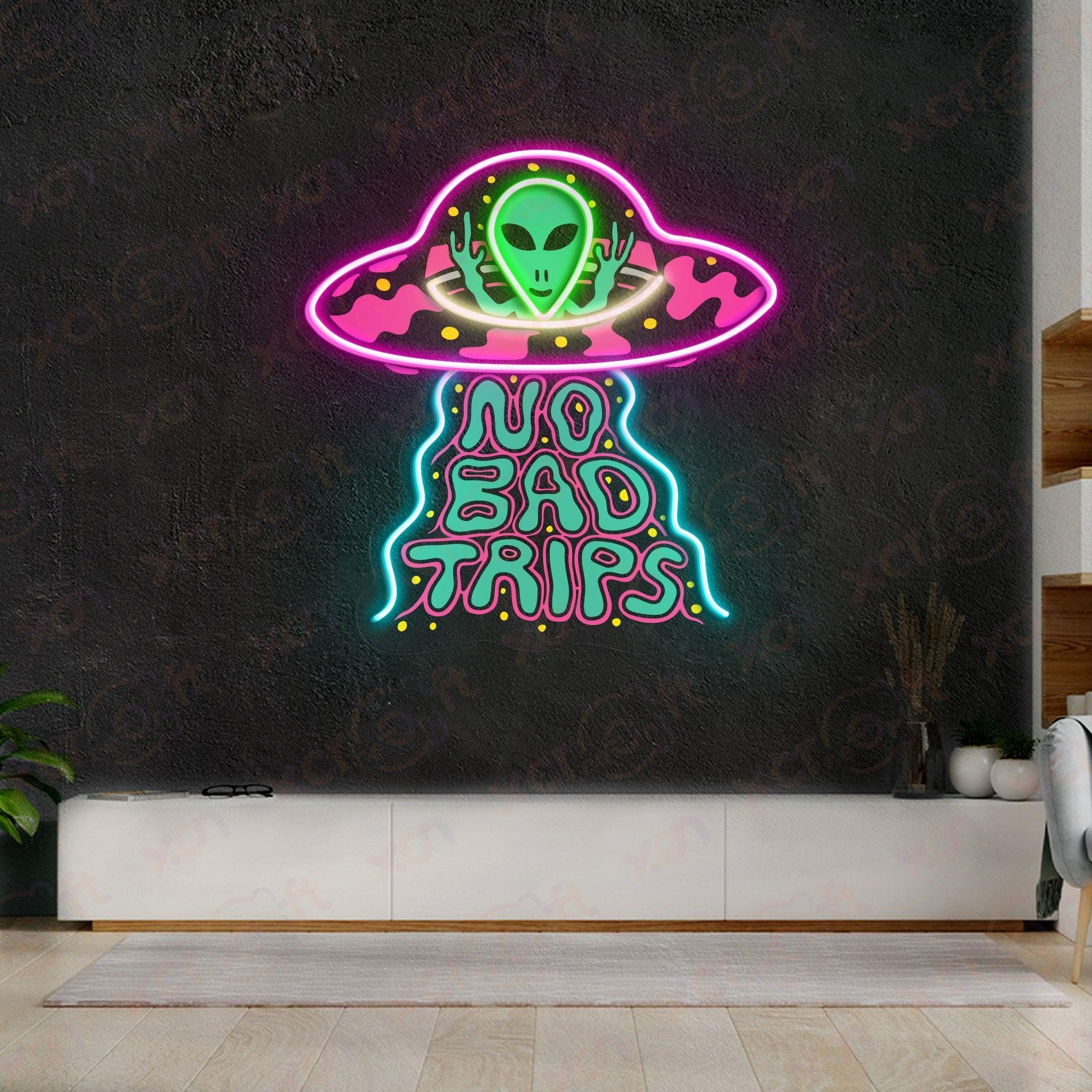 Alien Bad Trip Neon Signs Decoration