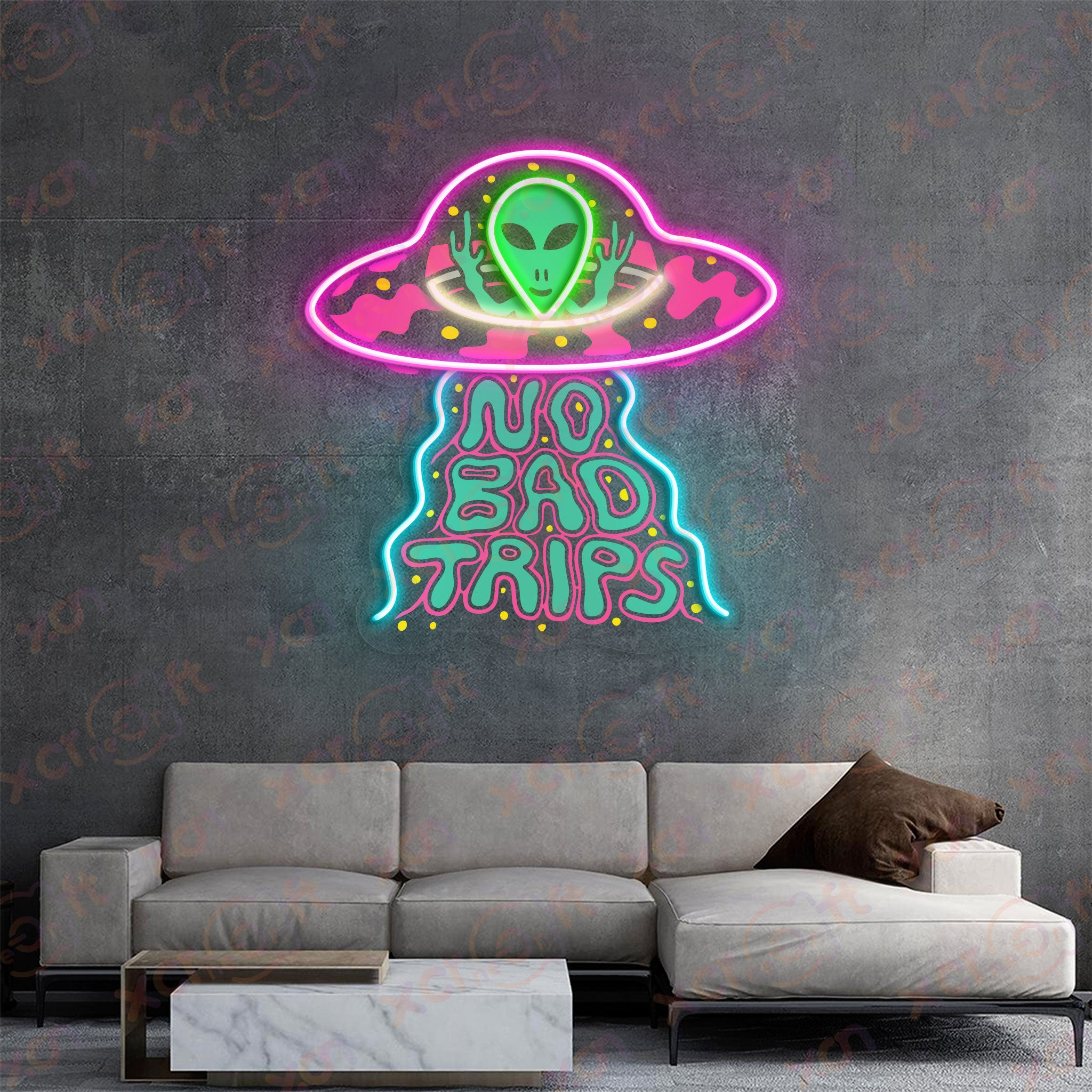 Alien Bad Trip Neon Signs