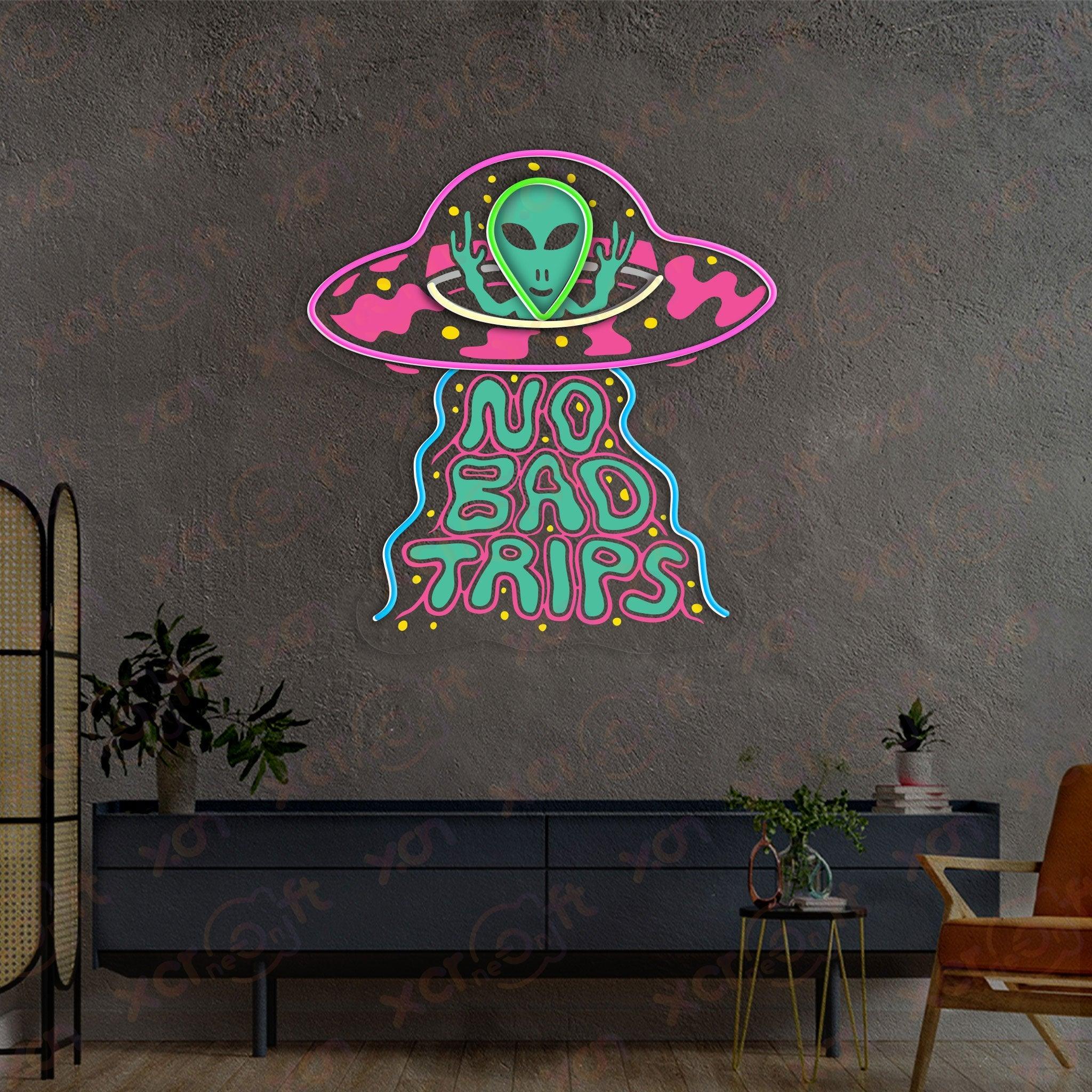 Alien Bad Trip Neon Signs Decoration