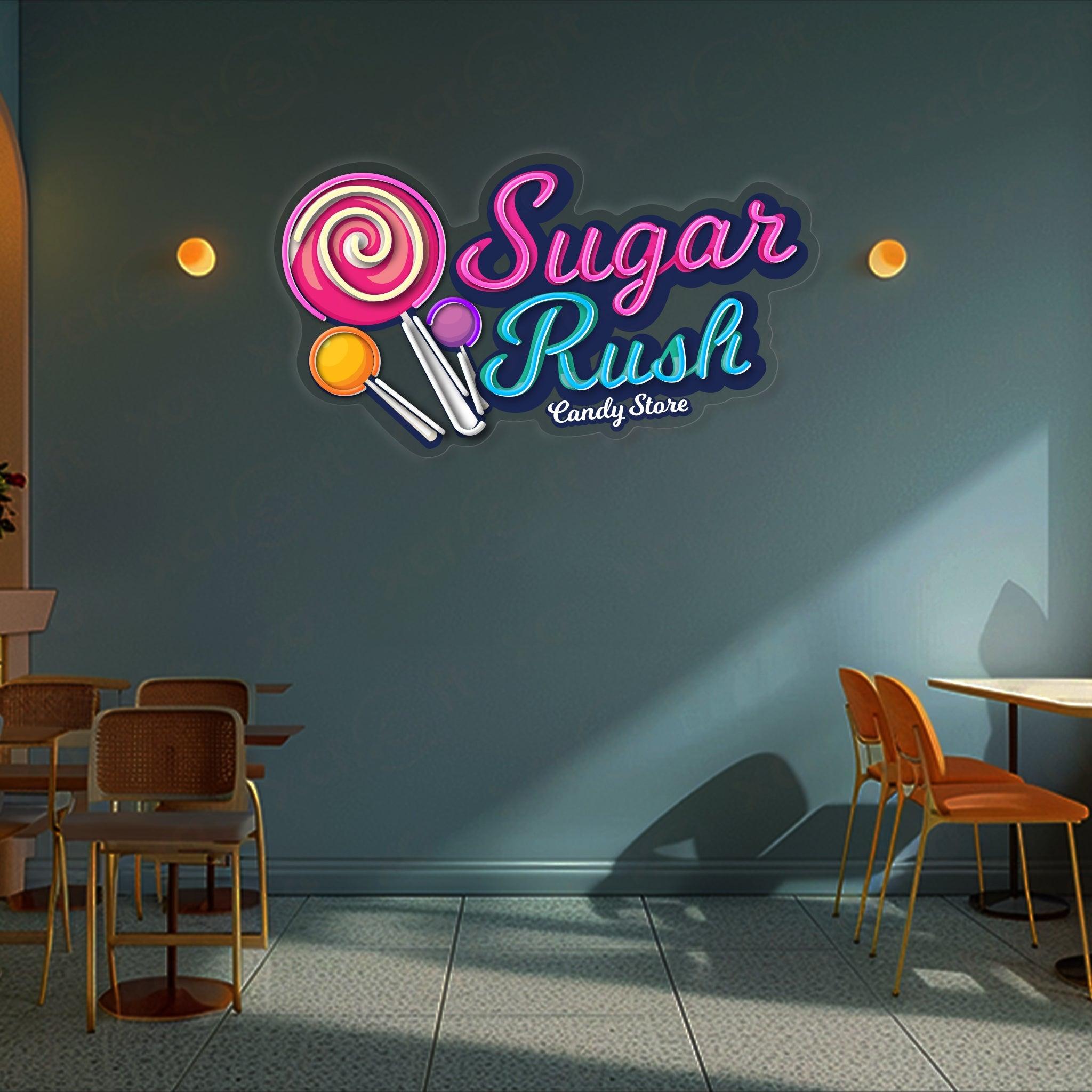 Candy Shop UV Custom Neon Sign