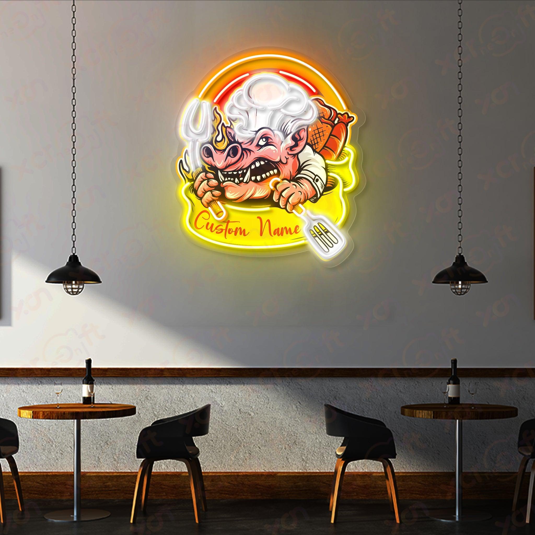 BBQ Shop LED Neon Wall Art