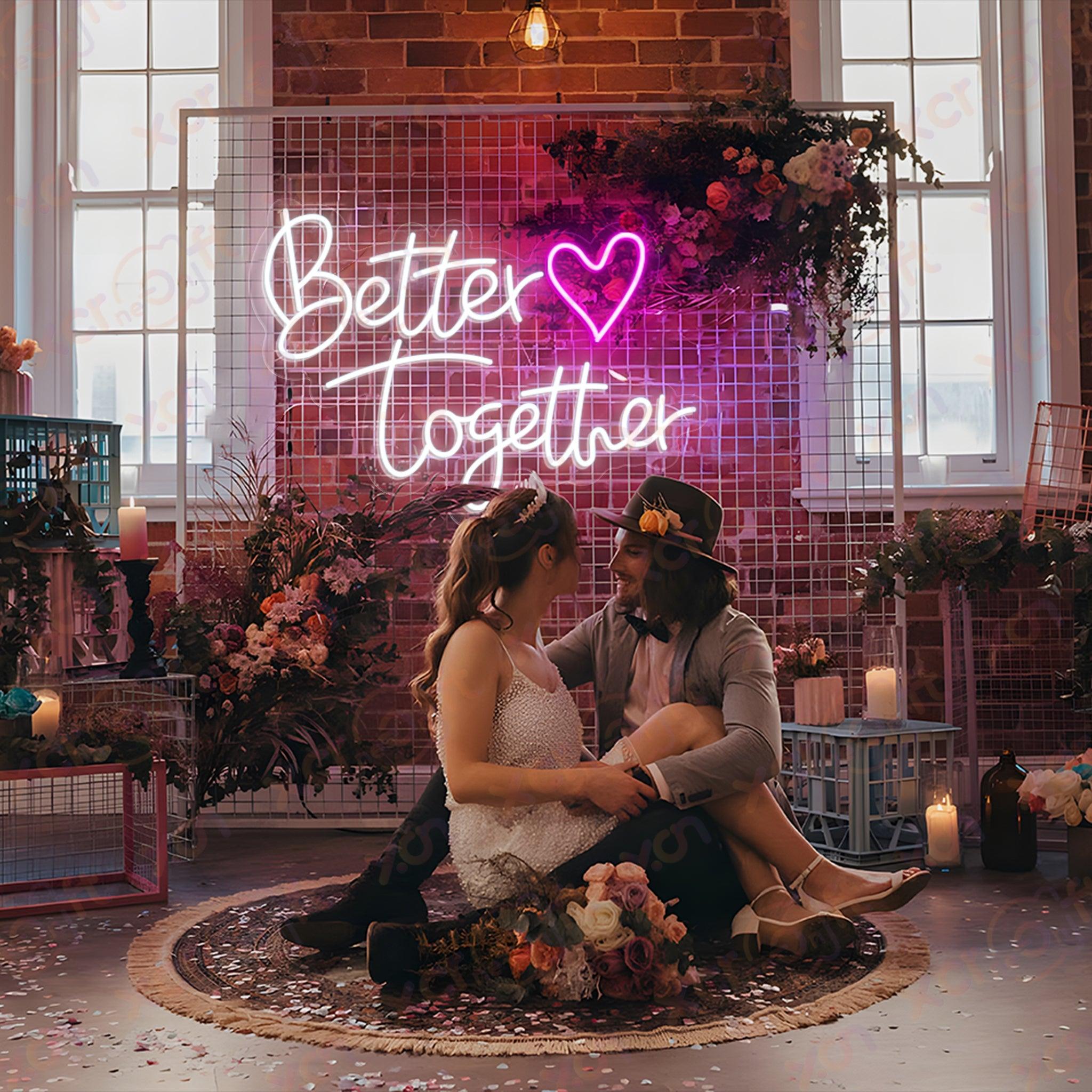 Better Together LED Neon Sign Wedding