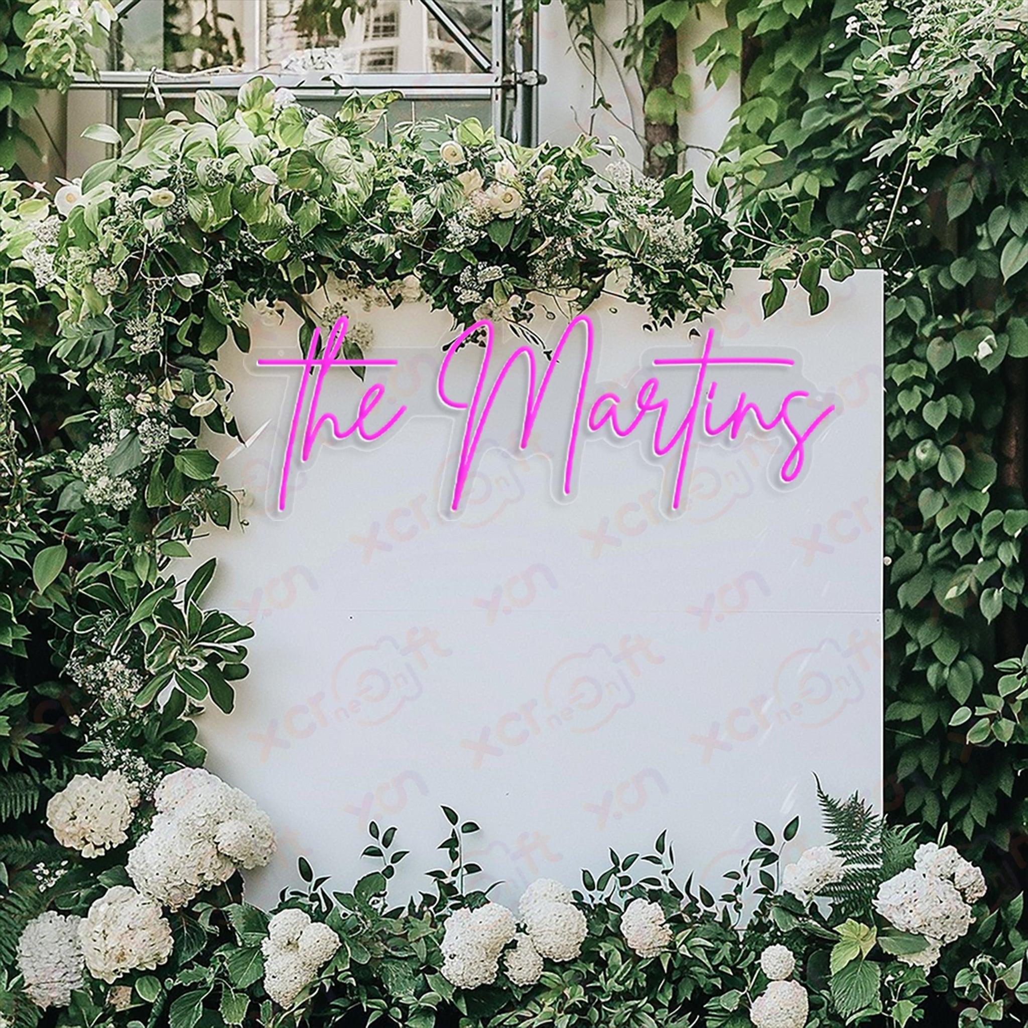 Your Family Name LED Neon Sign Wedding Decor