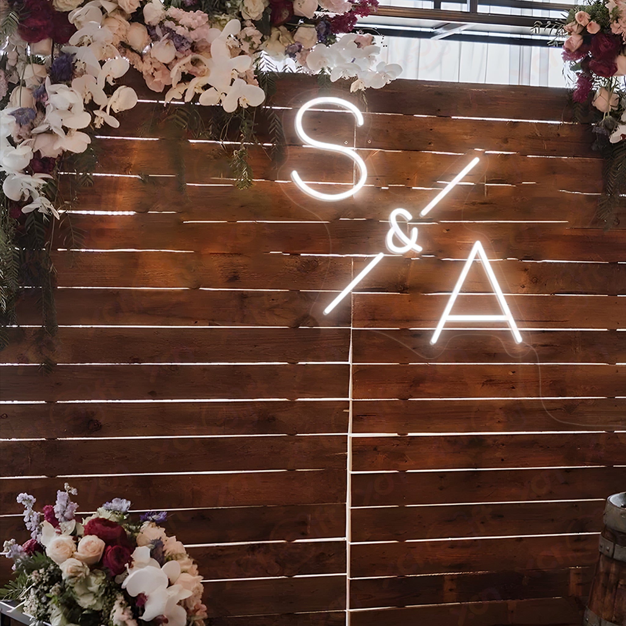 Couple Name LED Neon Sign Wedding Decor