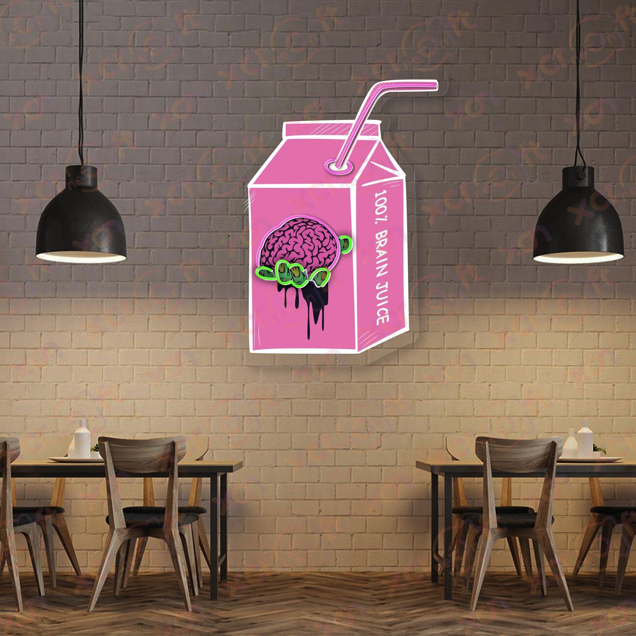 "Brain Juice" Halloween  Neon Signs Decoration