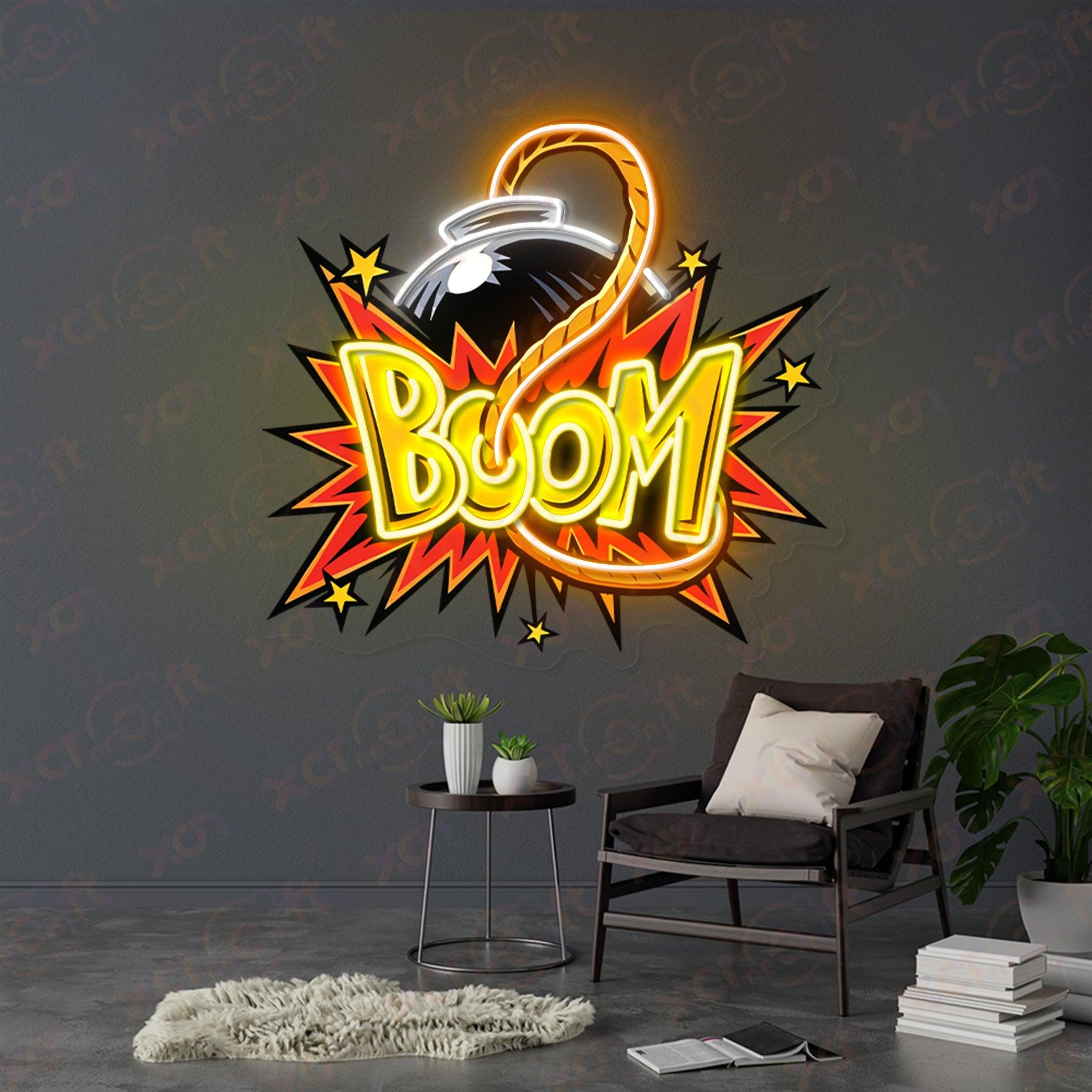 Boom LED Neon Sign