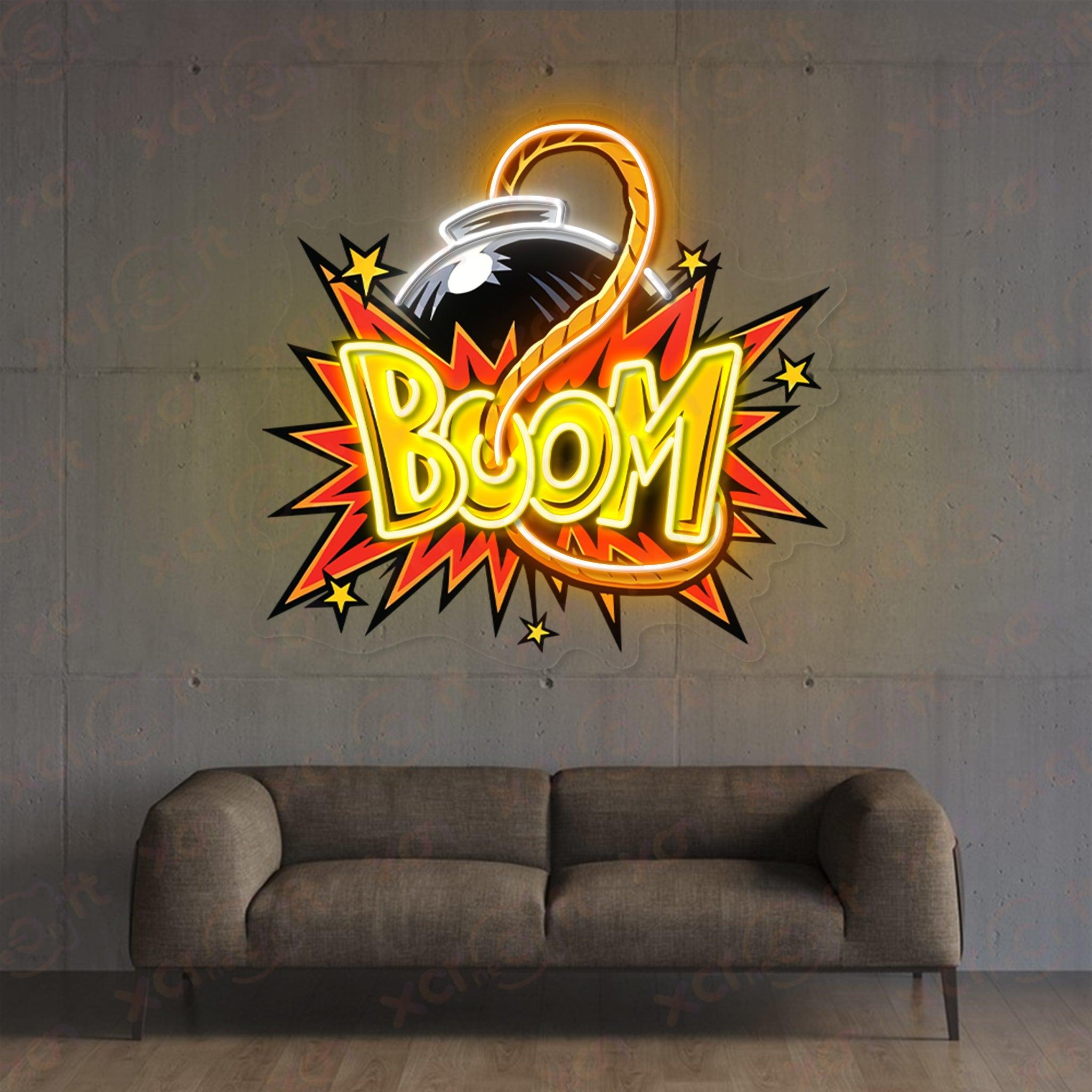 Boom LED Neon Sign