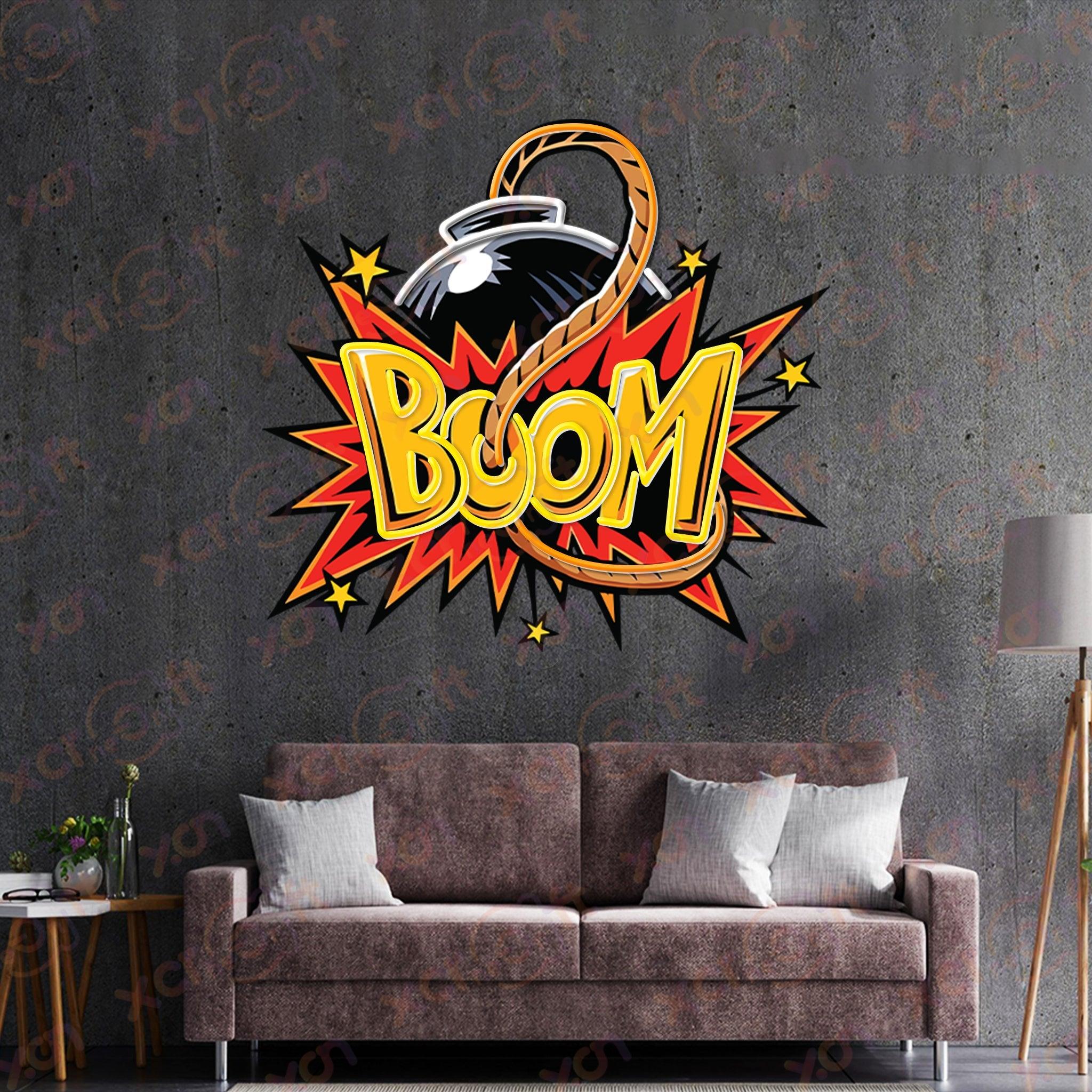 Boom LED Neon Sign