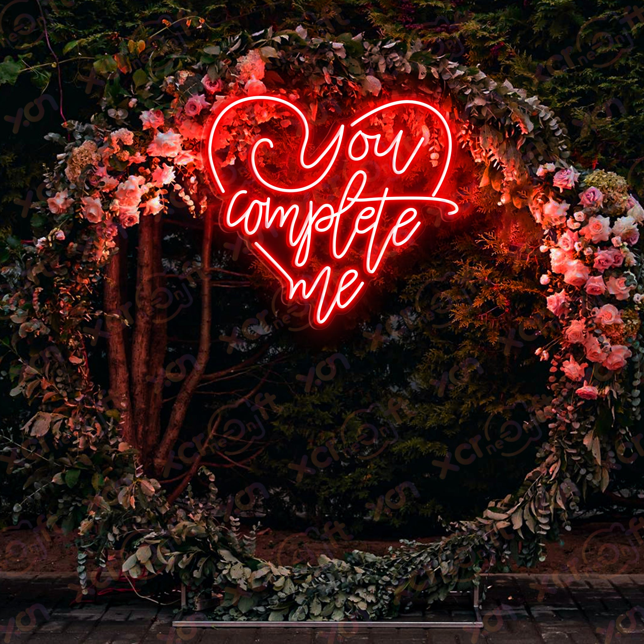 You Complete Me LED Neon Sign Wedding