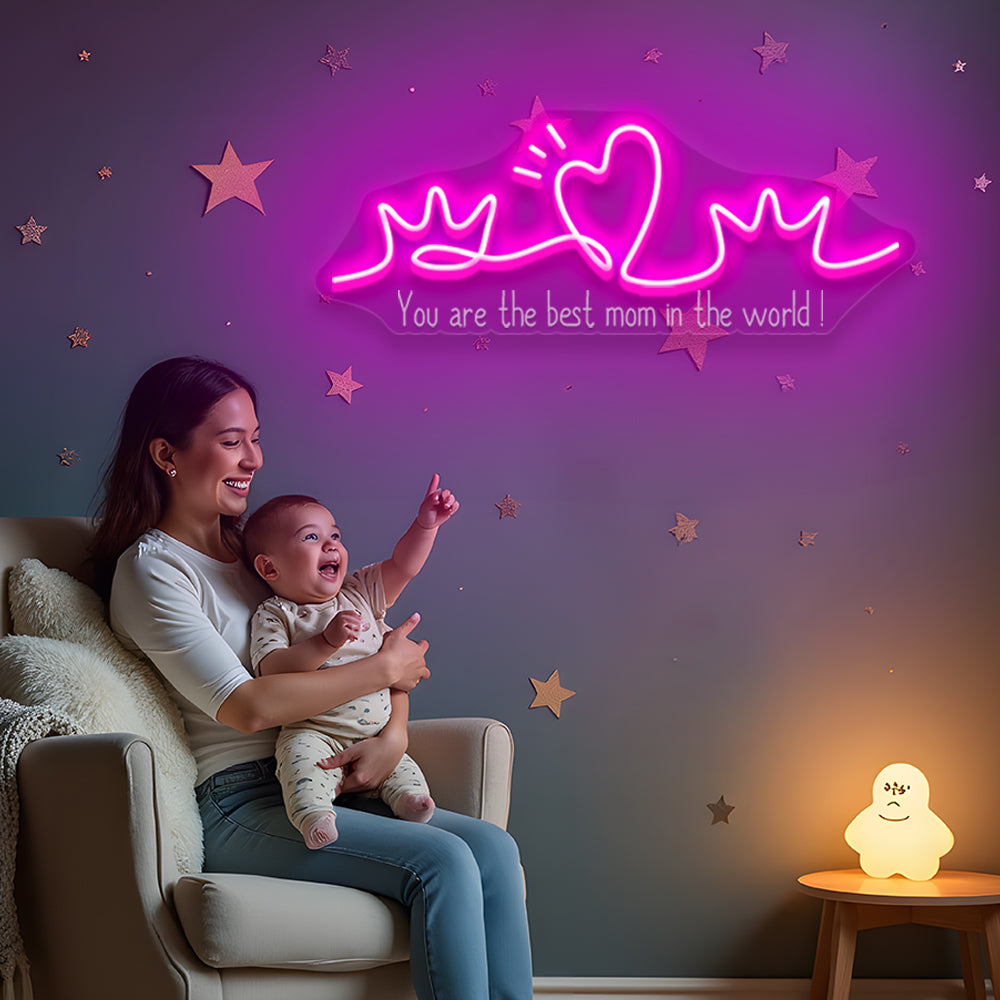 Best Mom Neon Sign