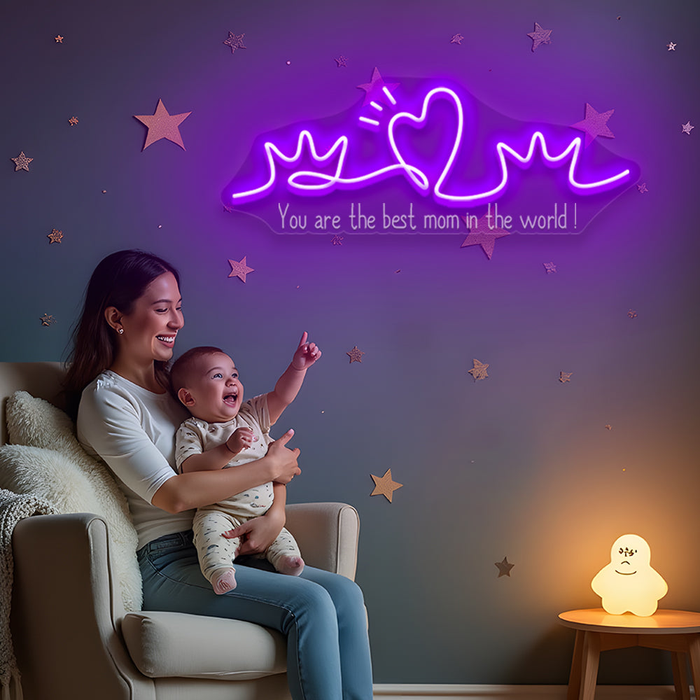 Best Mom Neon Sign