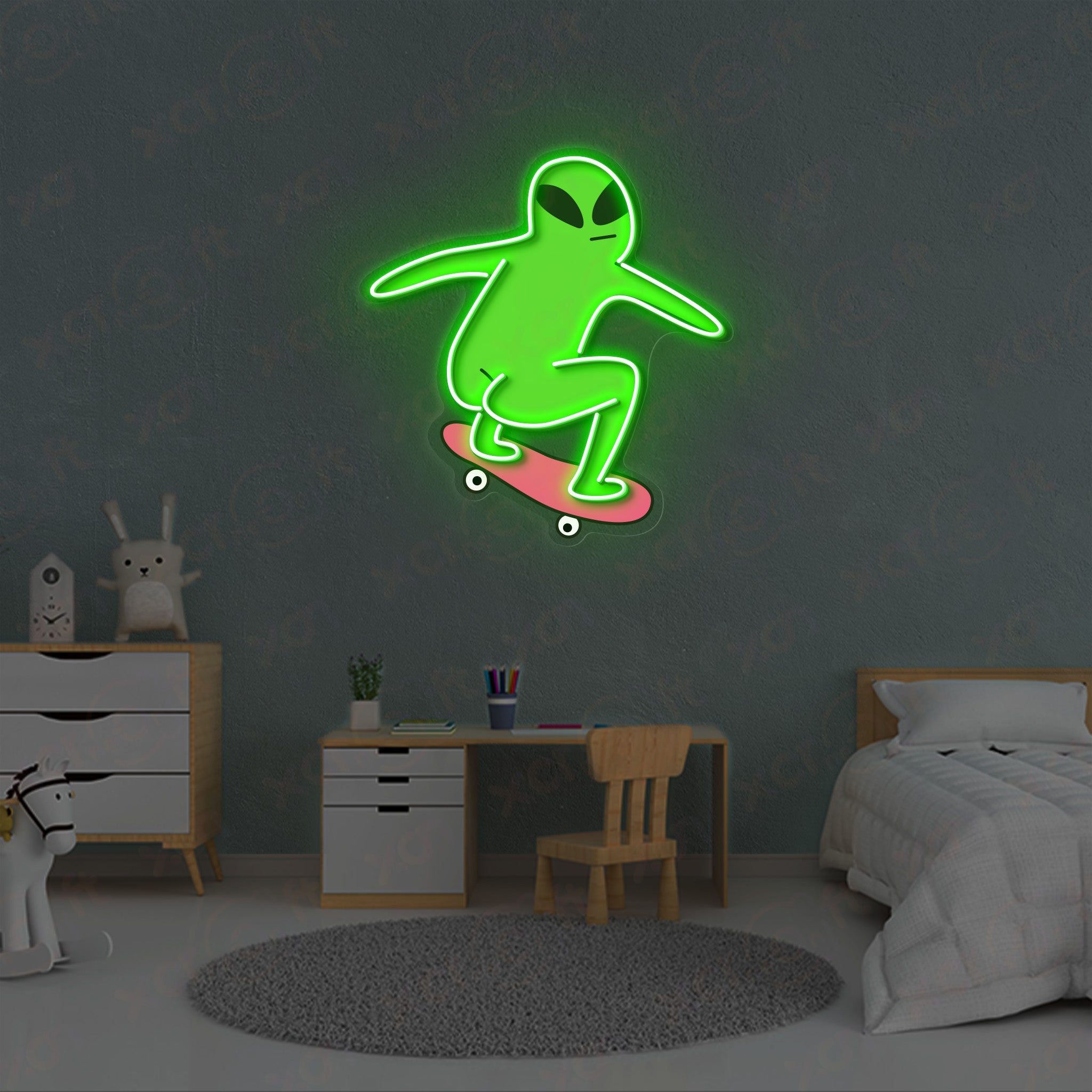 Alien Skating LED Neon Light