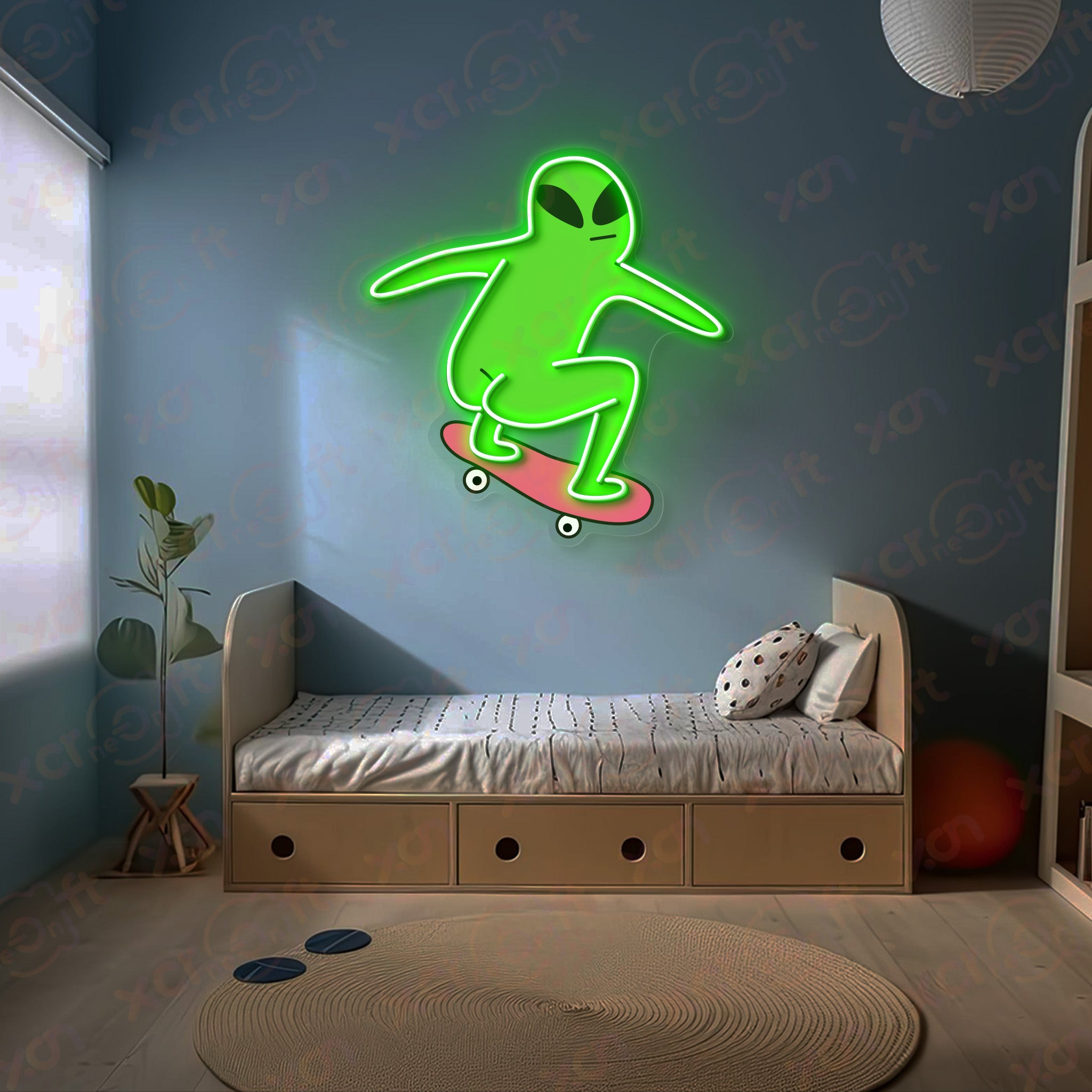 Alien Skating LED Neon Light