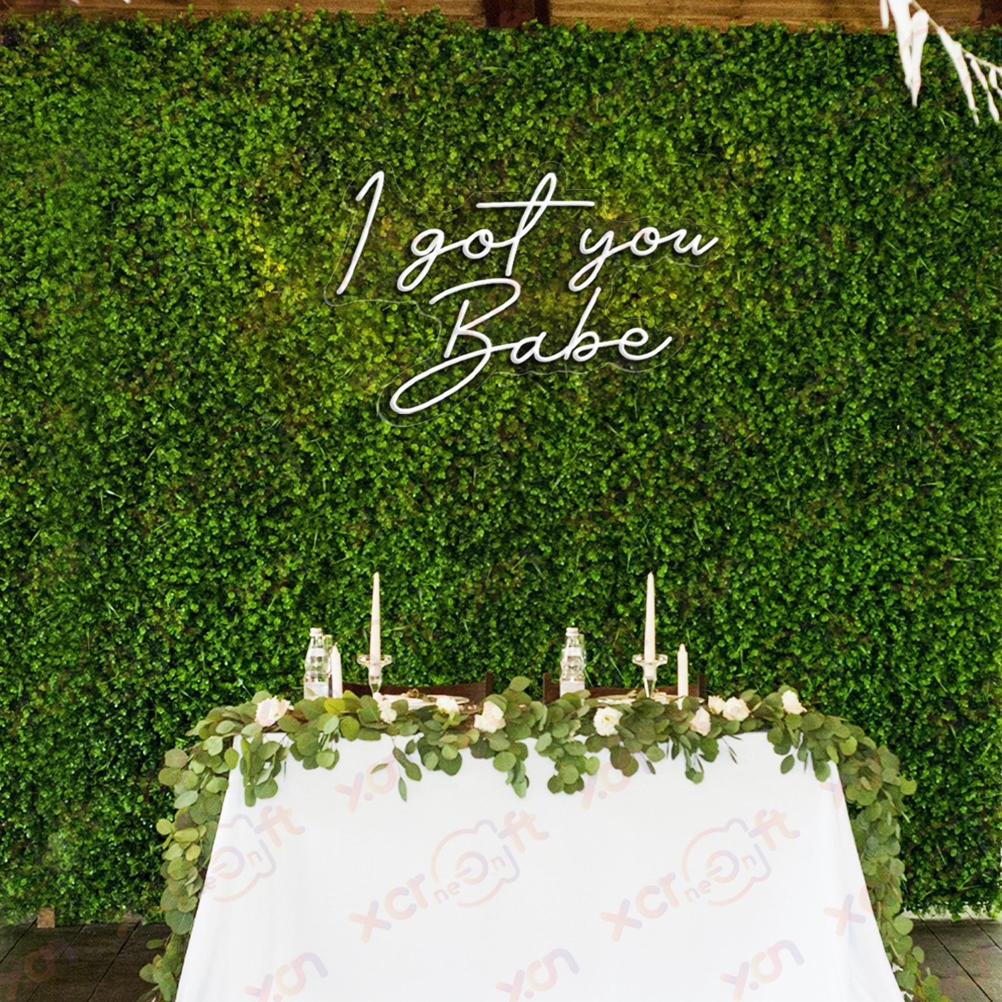 I Got You Babe LED Neon Sign Wedding Decor