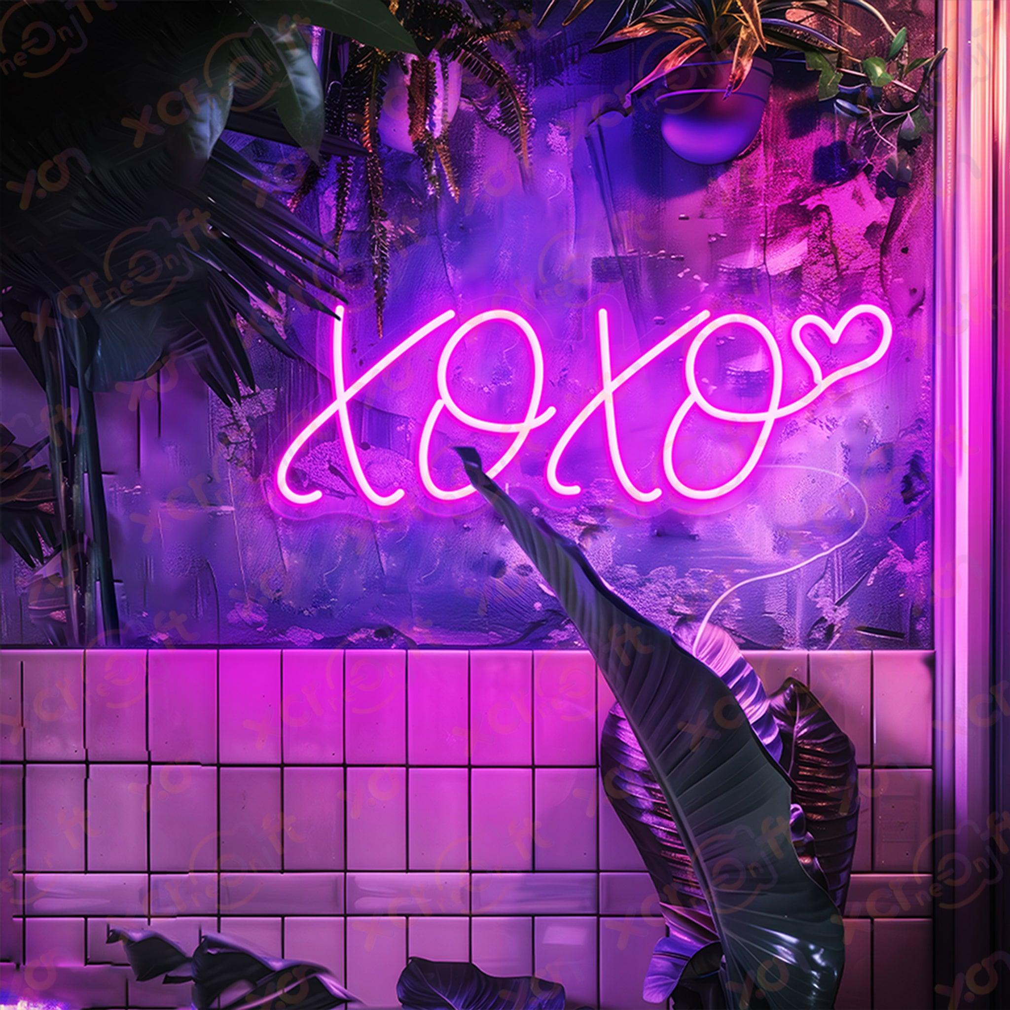 Xo Xo LED Neon Sign Wedding Decor