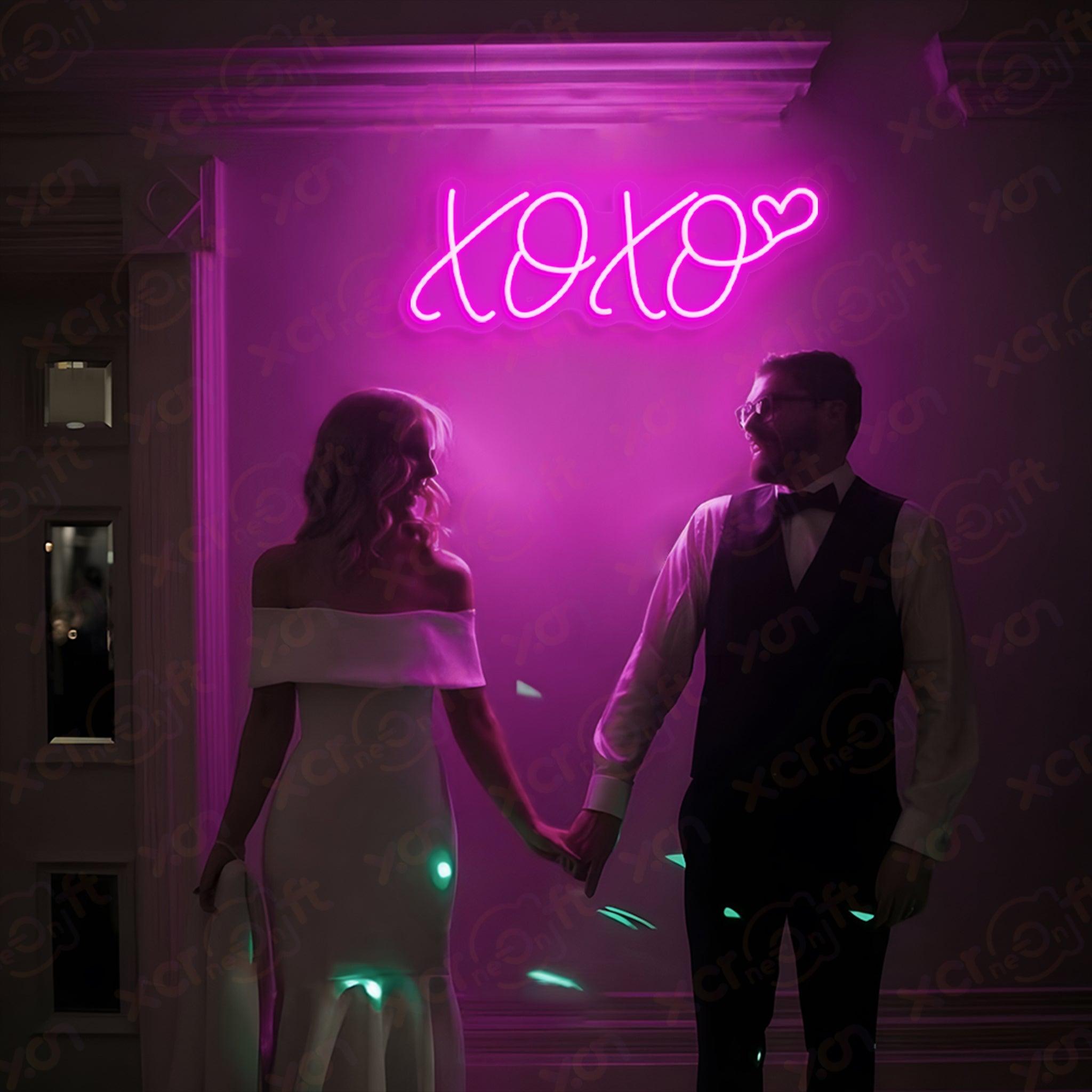 Xo Xo LED Neon Sign Wedding Decor