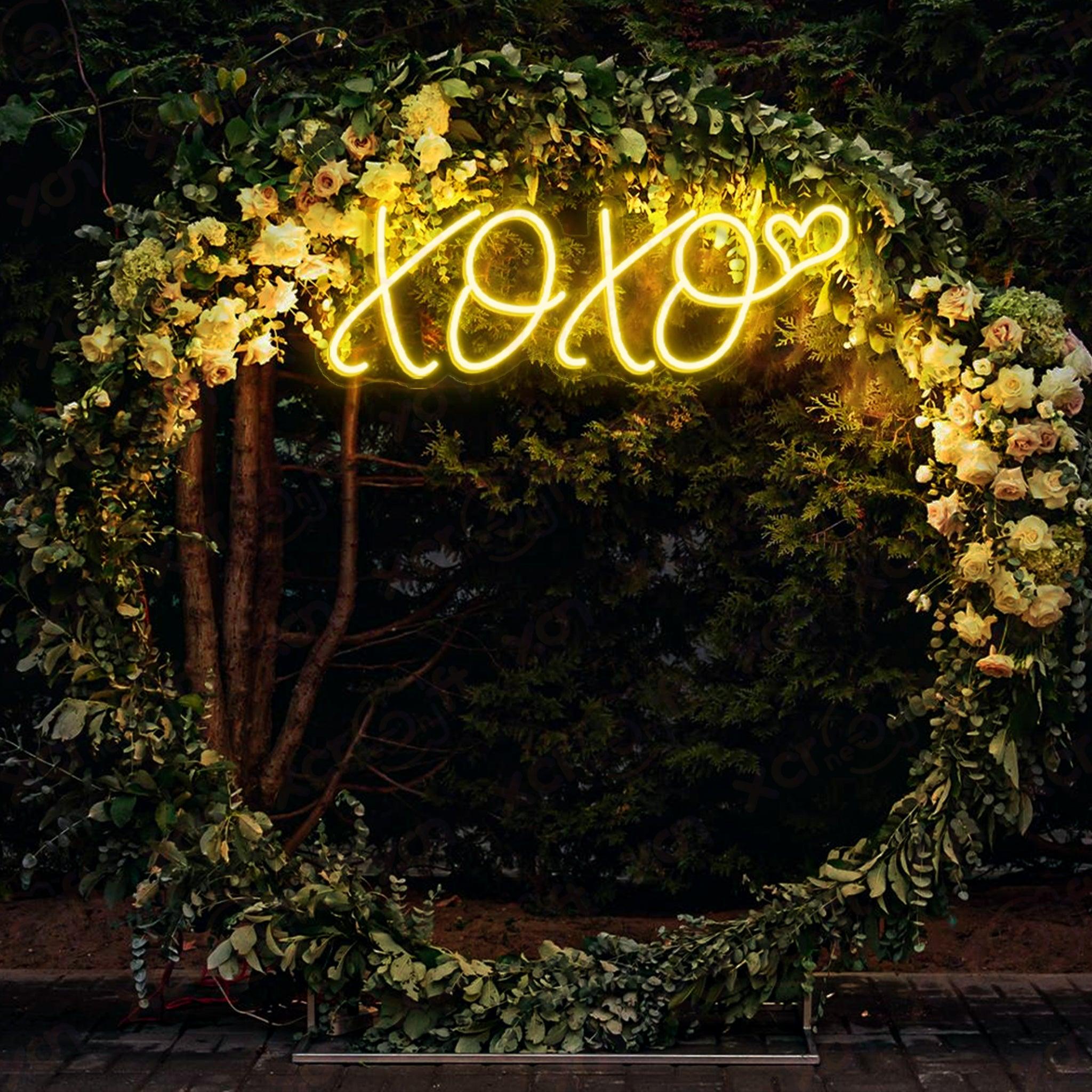 Xo Xo LED Neon Sign Wedding Decor