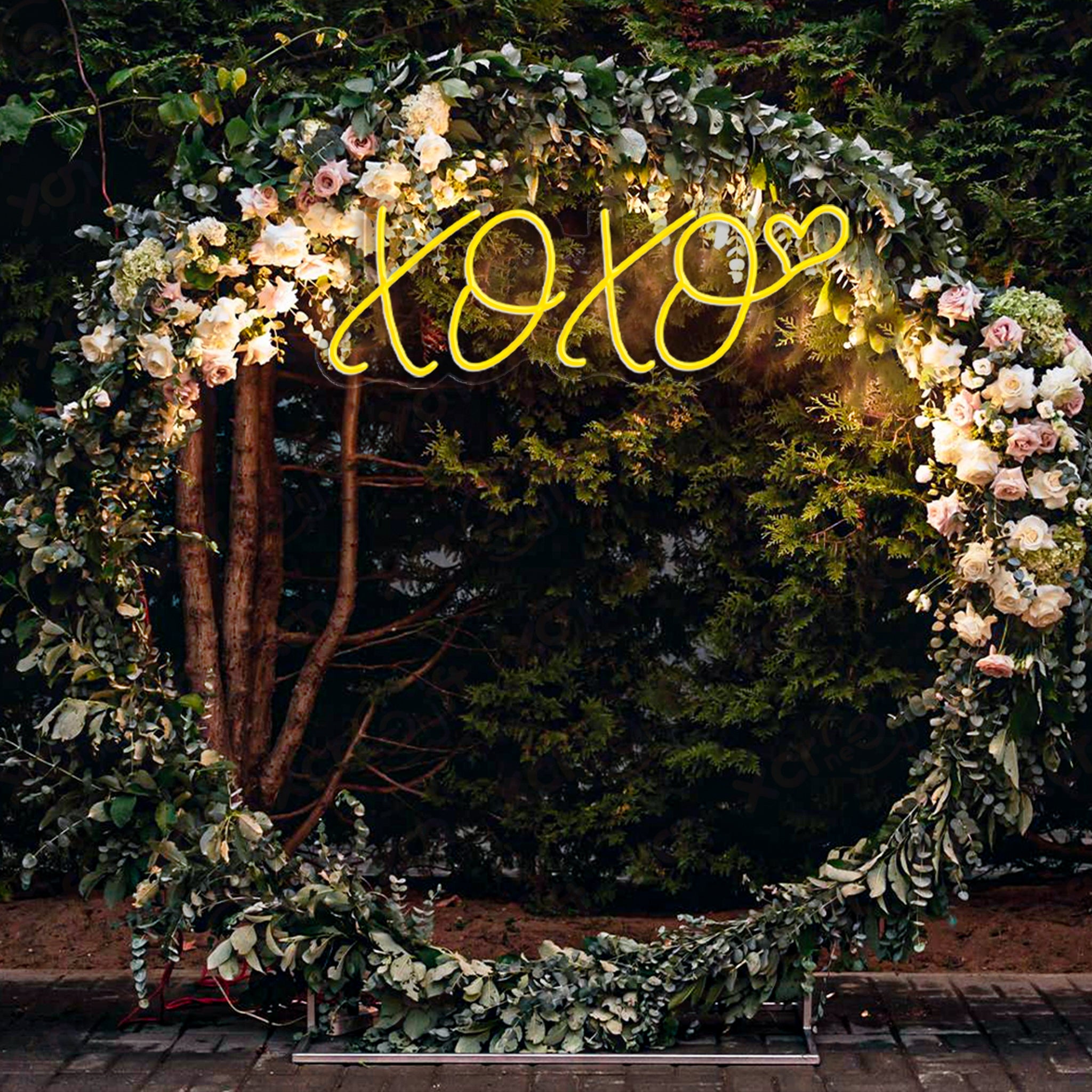 Xo Xo LED Neon Sign Wedding Decor