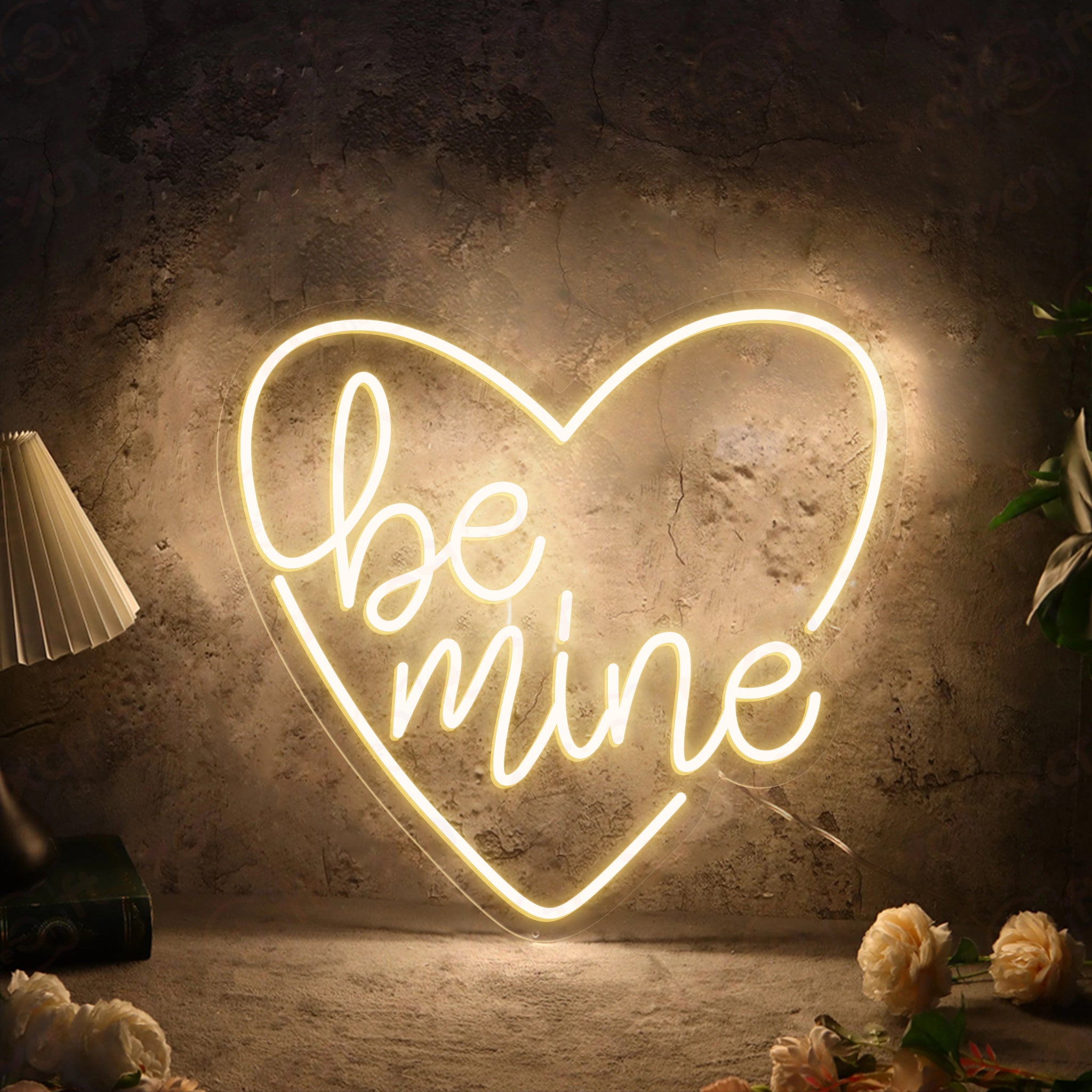 Be Mine LED Neon Sign Wedding Decor