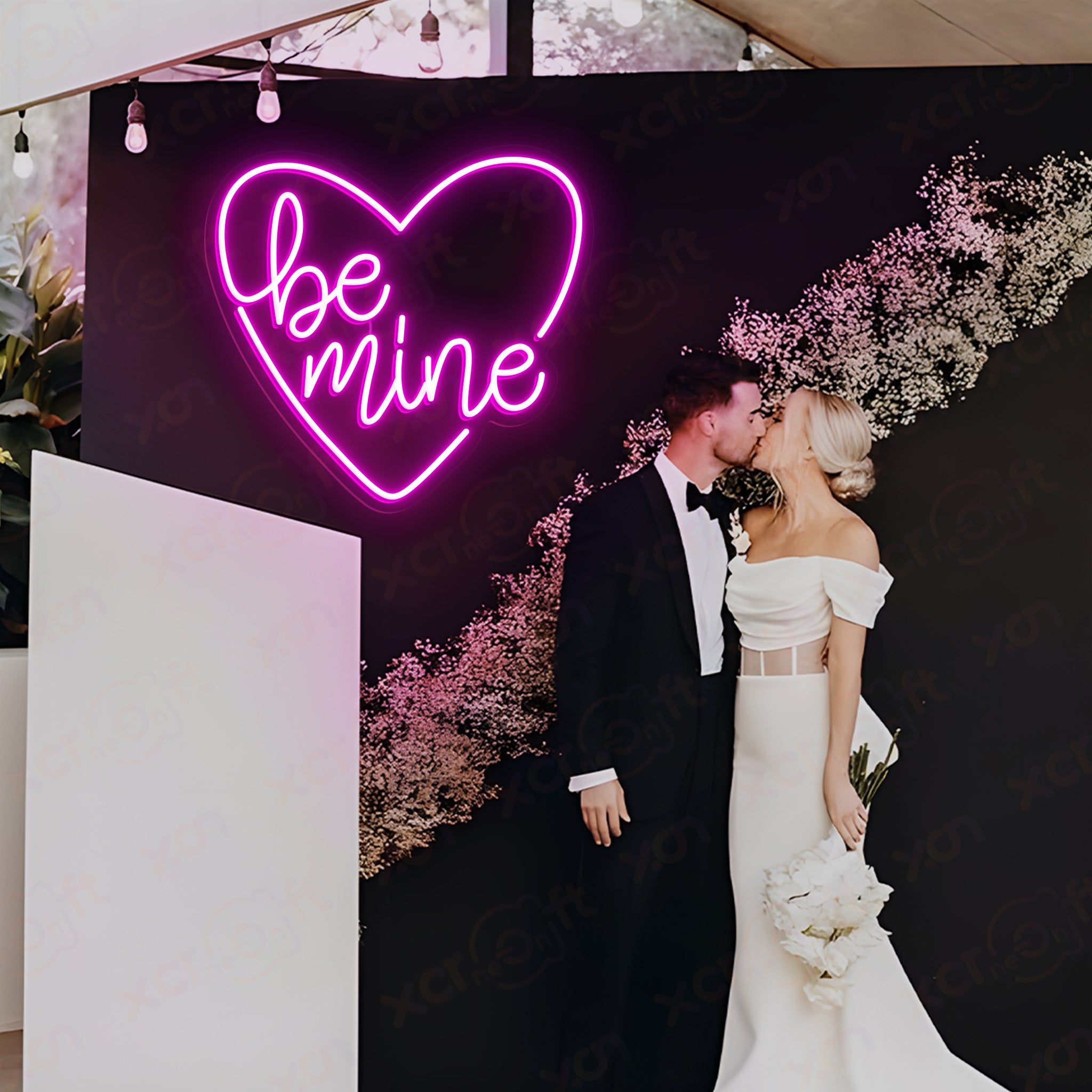 Be Mine LED Neon Sign Wedding Decor