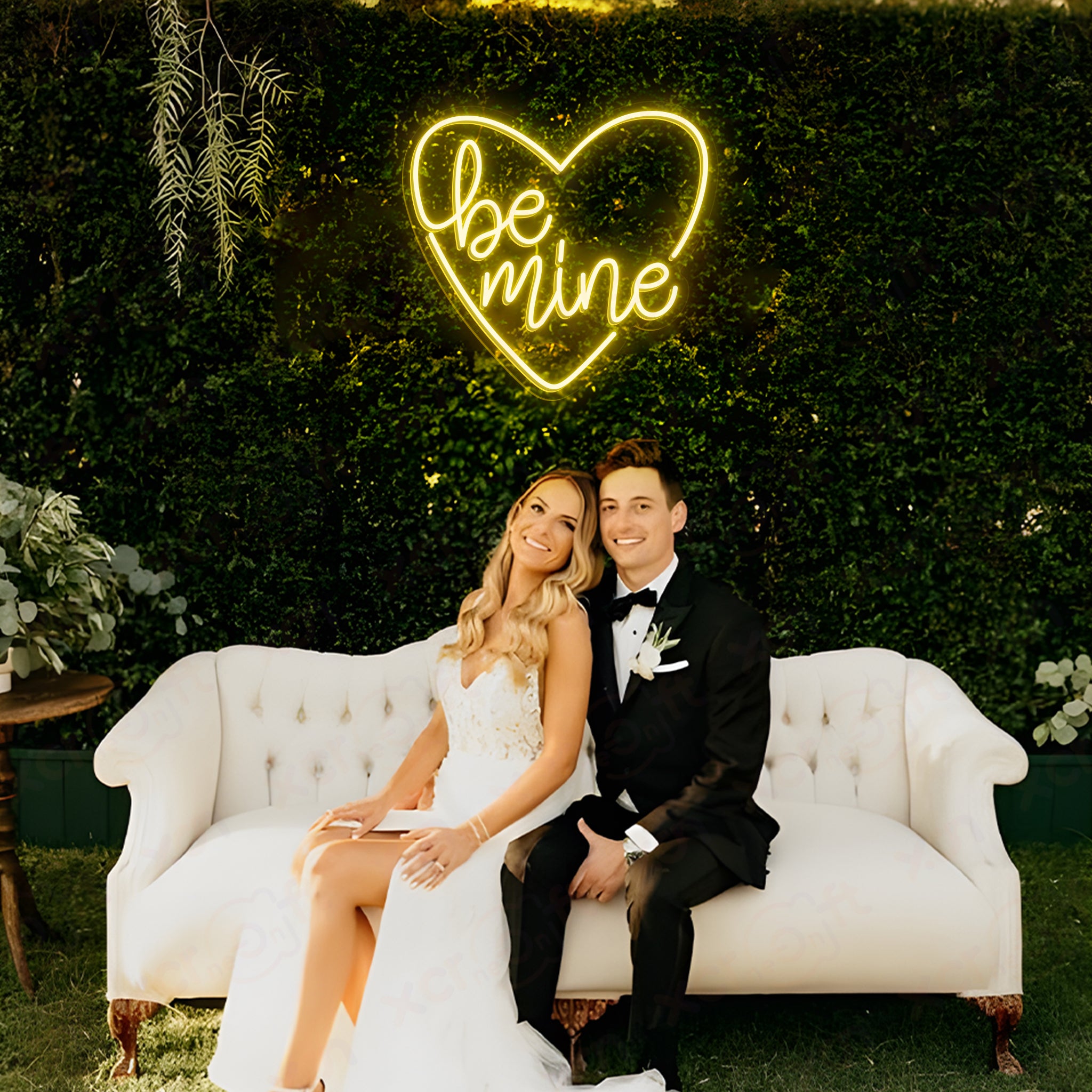 Be Mine LED Neon Sign Wedding Decor