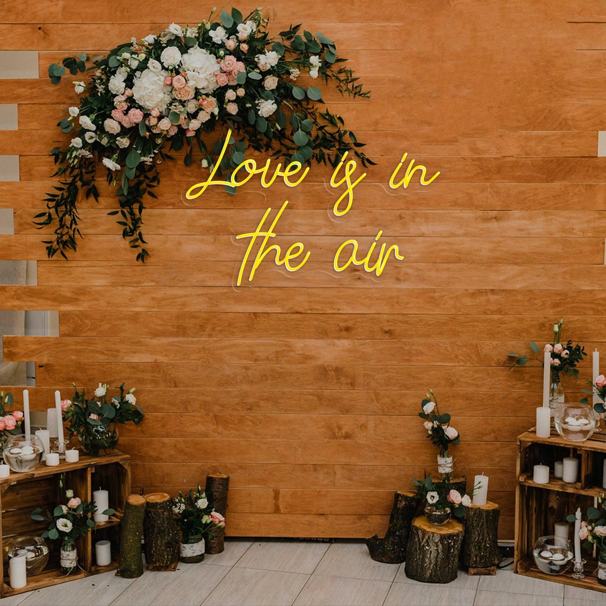 Love Is In The Air LED Neon Sign