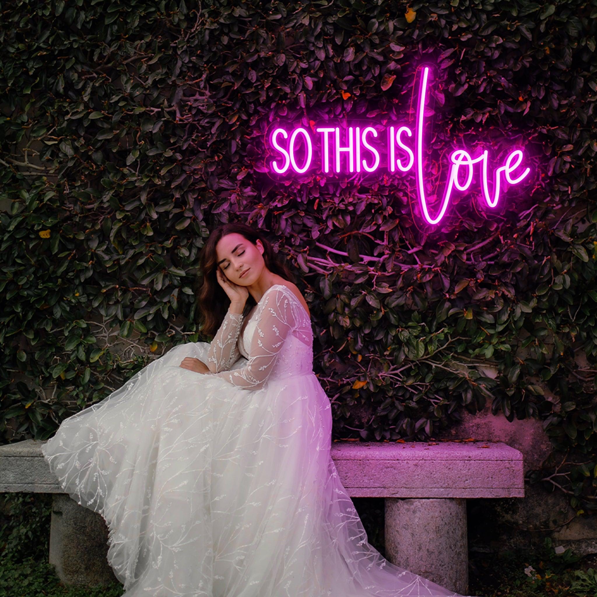 So This Is Love LED Neon Sign