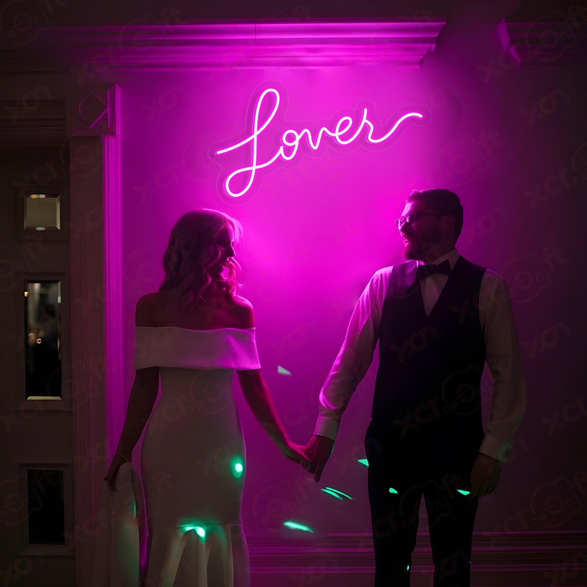 Lover LED Neon Sign Wedding Decor