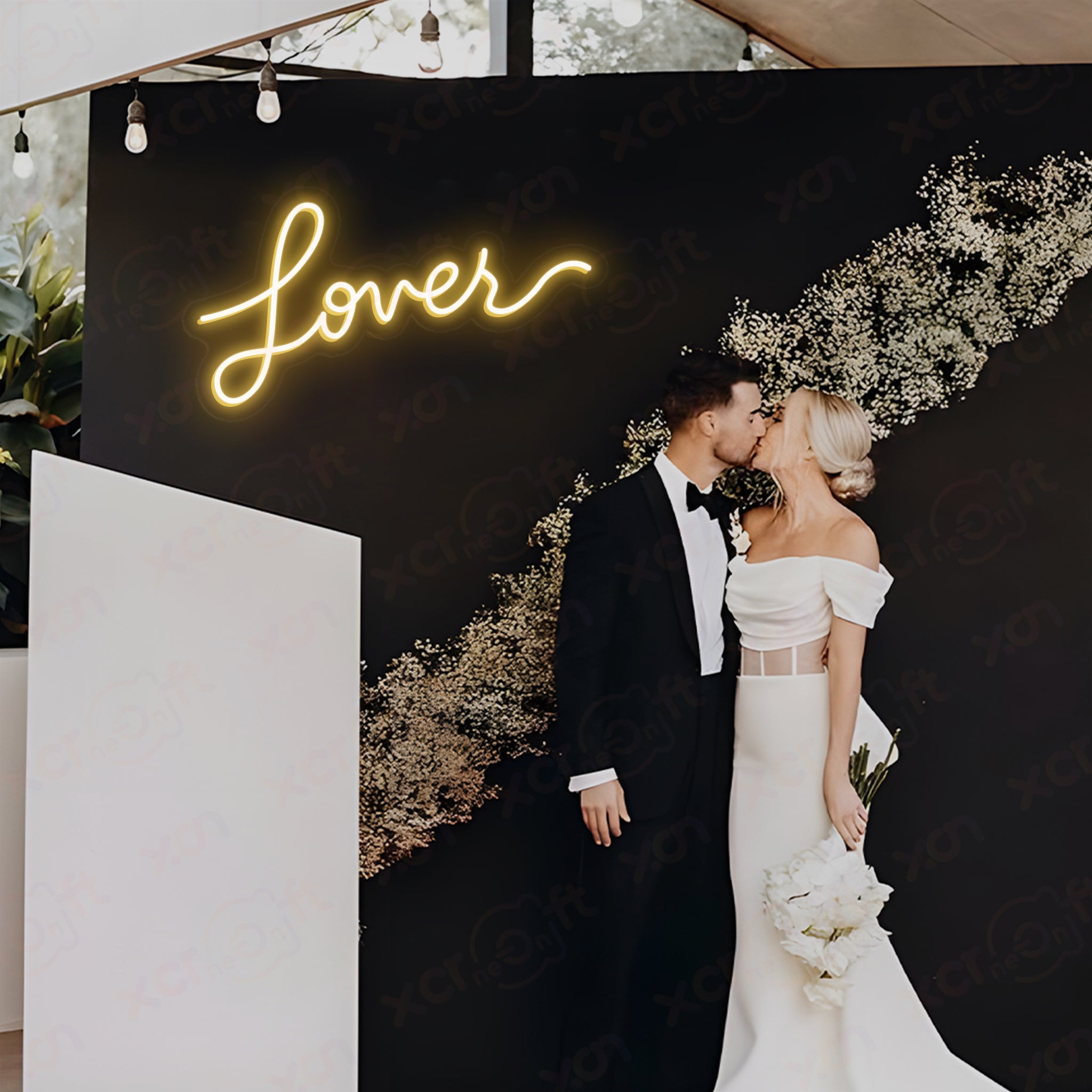 Lover LED Neon Sign Wedding Decor