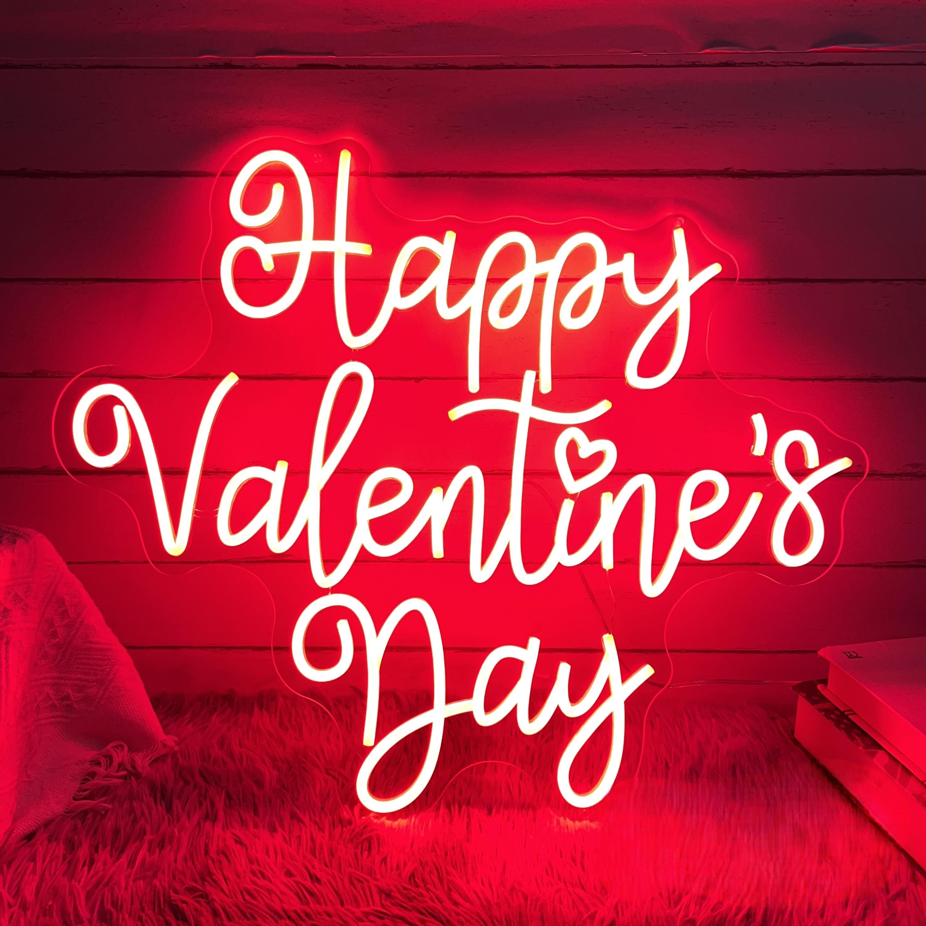 Happy Valentine's Day Neon Sign