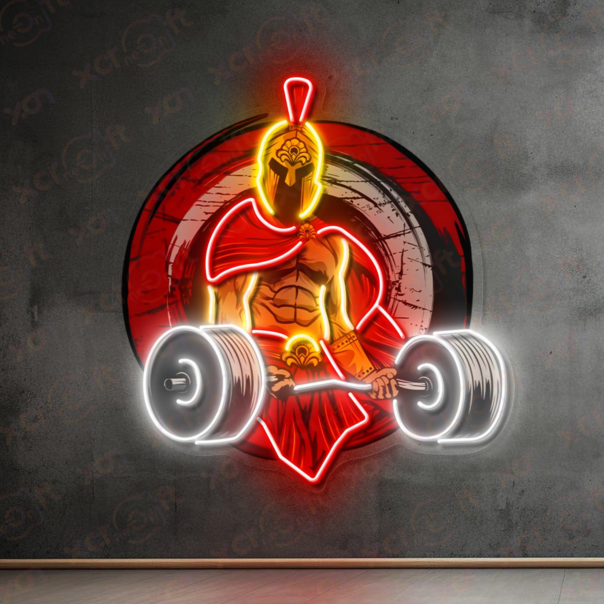 Warrior’s Strength Fitness Custom Led Neon Gym Room