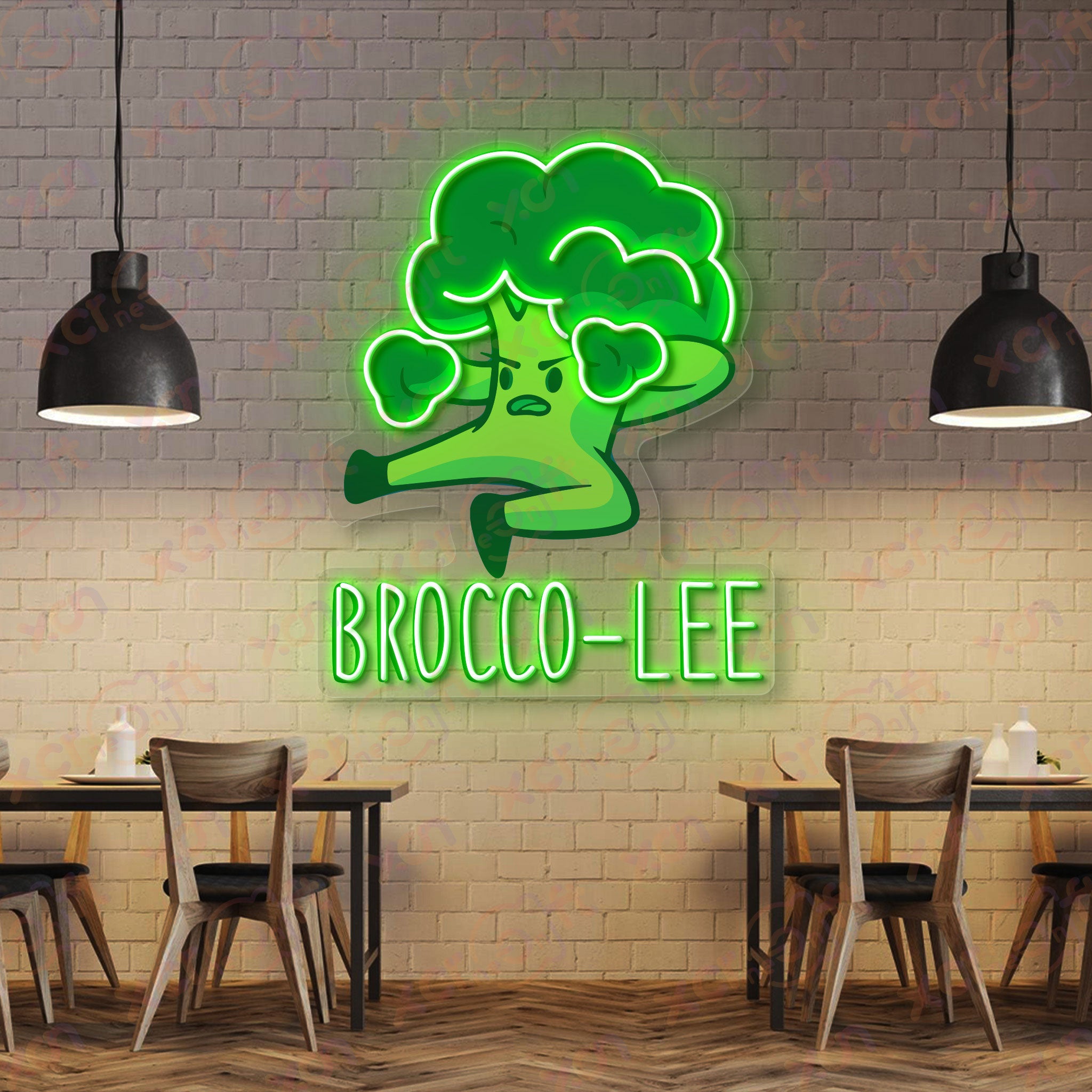 Brocco Punch Martial Arts Custom Led Neon