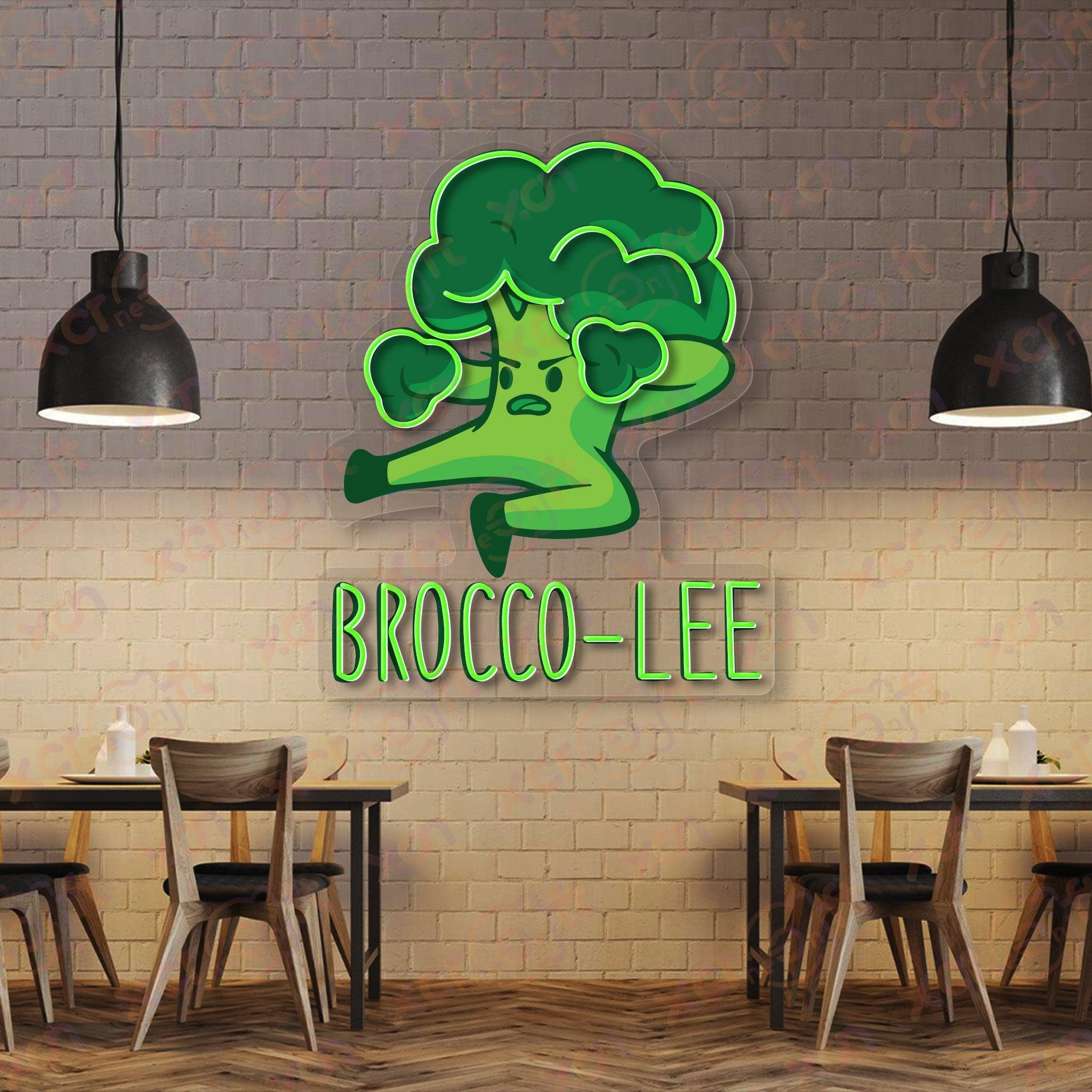 UV printed neon sign Brocco-Lee