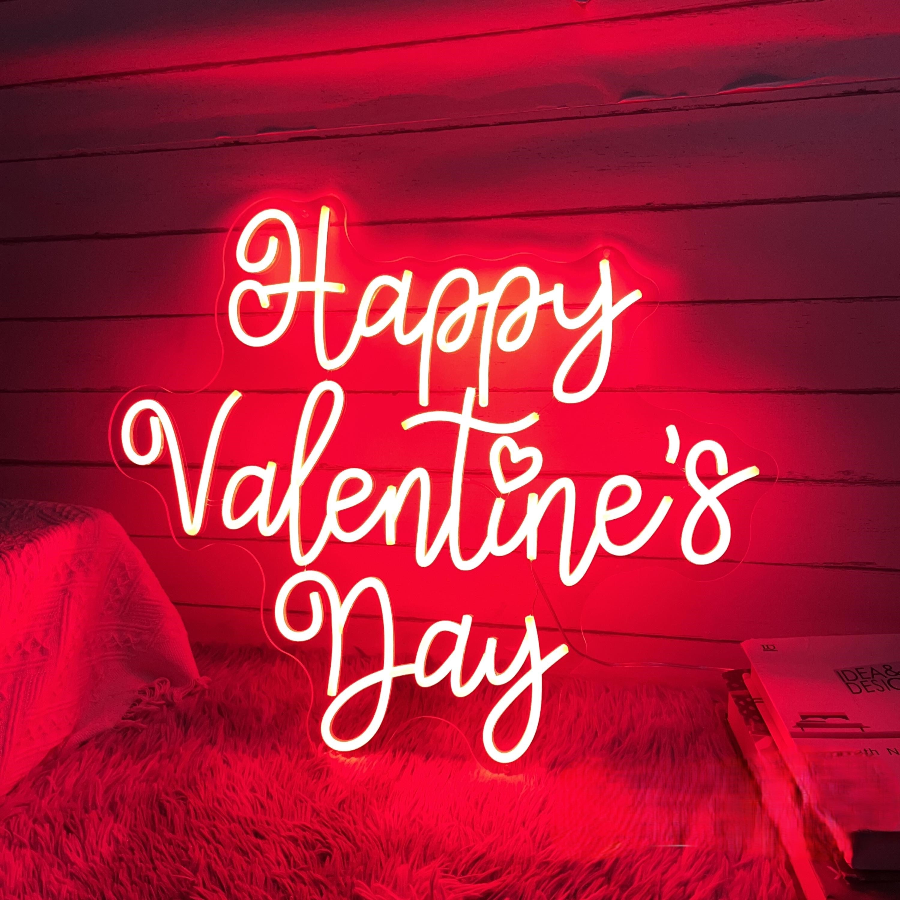 Happy Valentine's Day Neon Sign