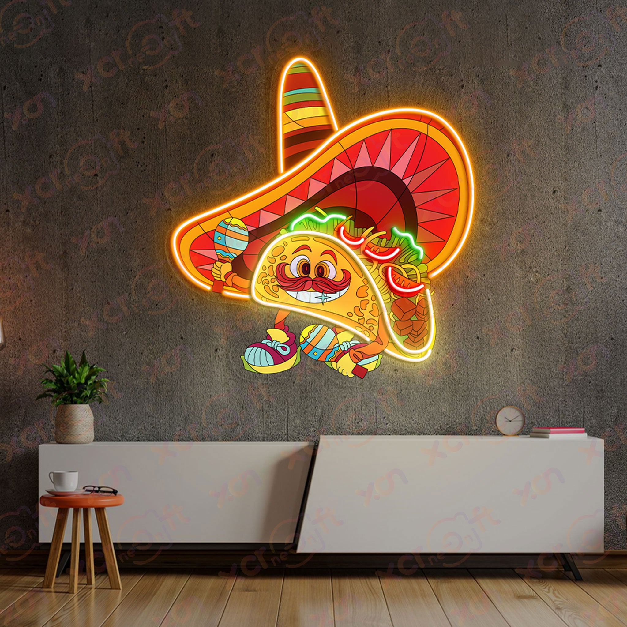 Tacos Mexican Neon Signs Decoration Ideas